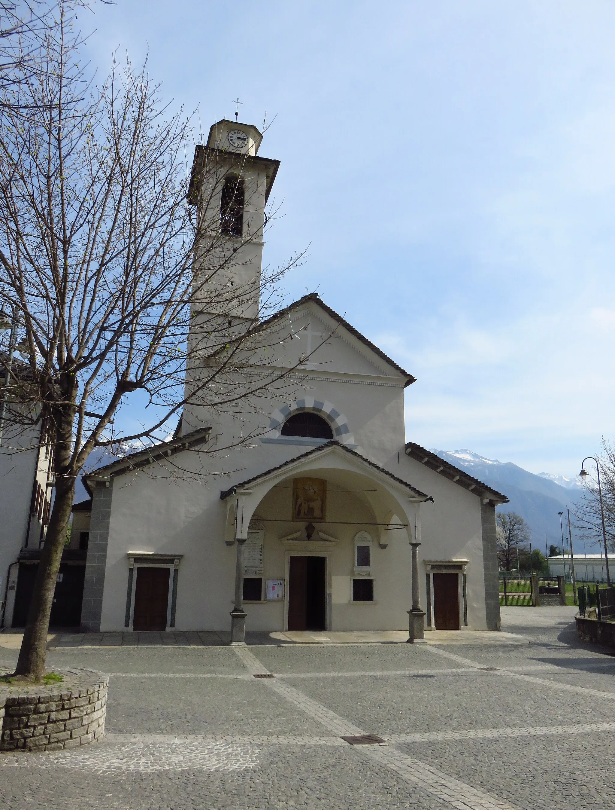 Photo showing: Preglia Chiesa dei santi Antonio abate e Stefano