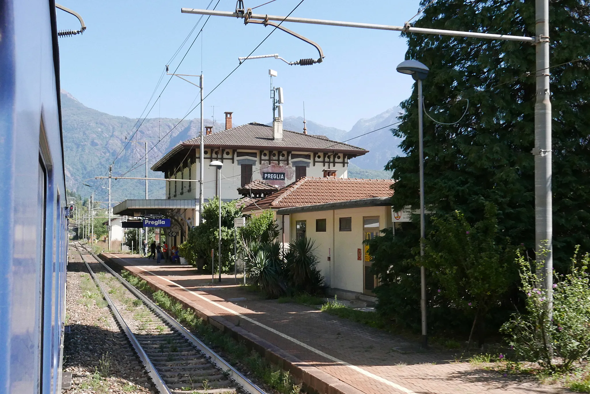 Photo showing: Preglia train station.