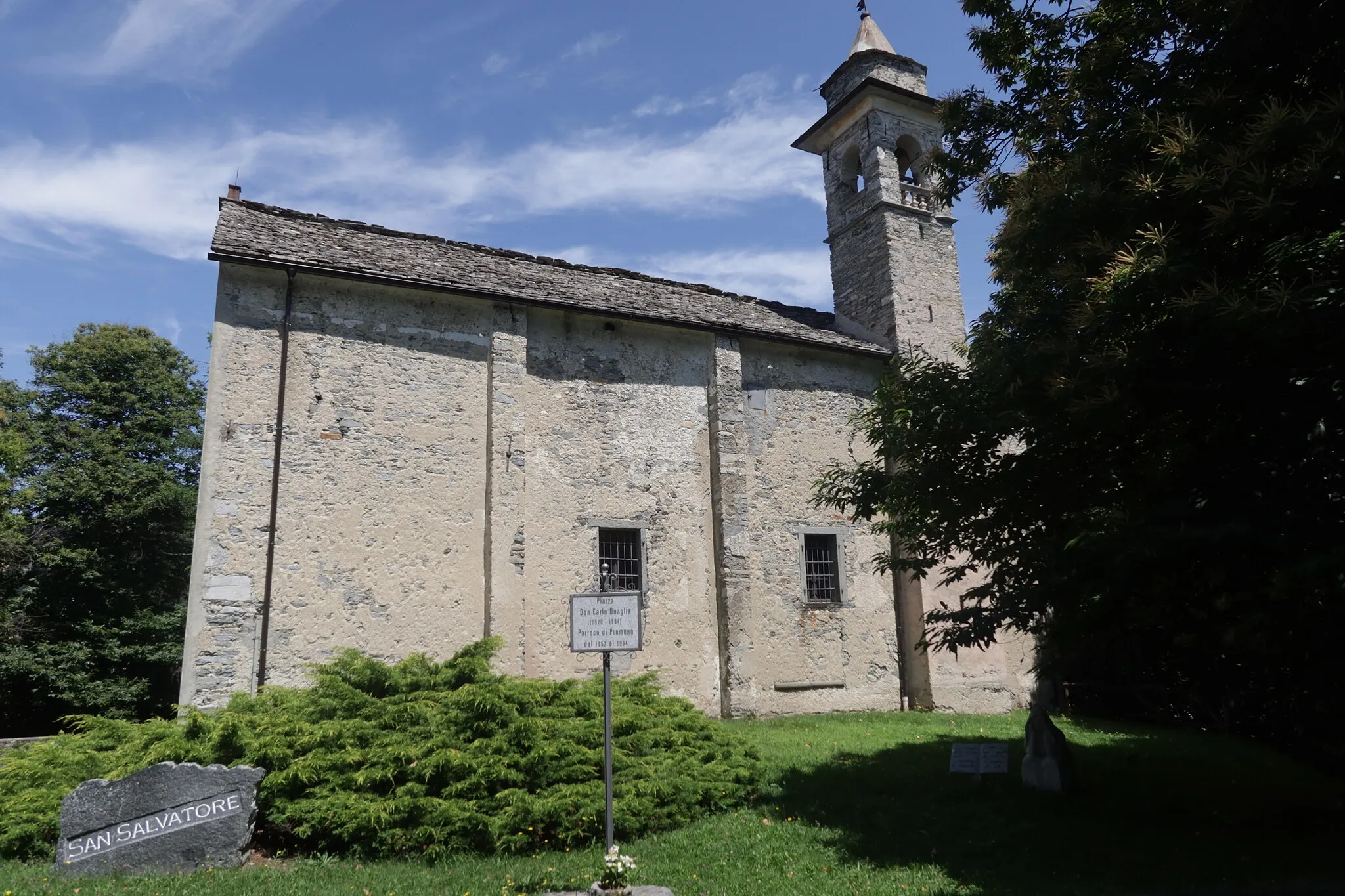 Photo showing: Premeno Chiesa di San Salvatore
