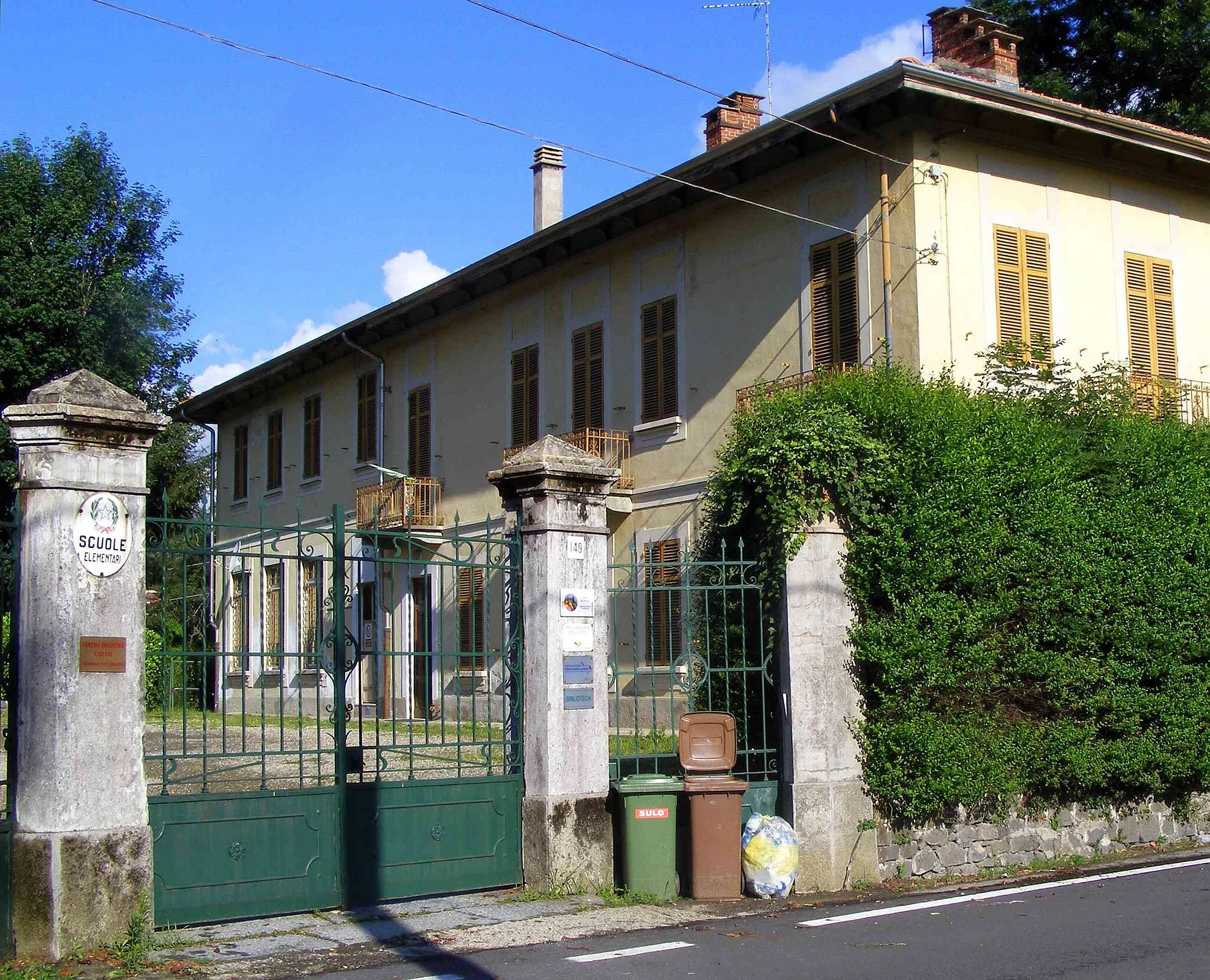 Photo showing: Cossila San Grato (BI, Italy): former primary school