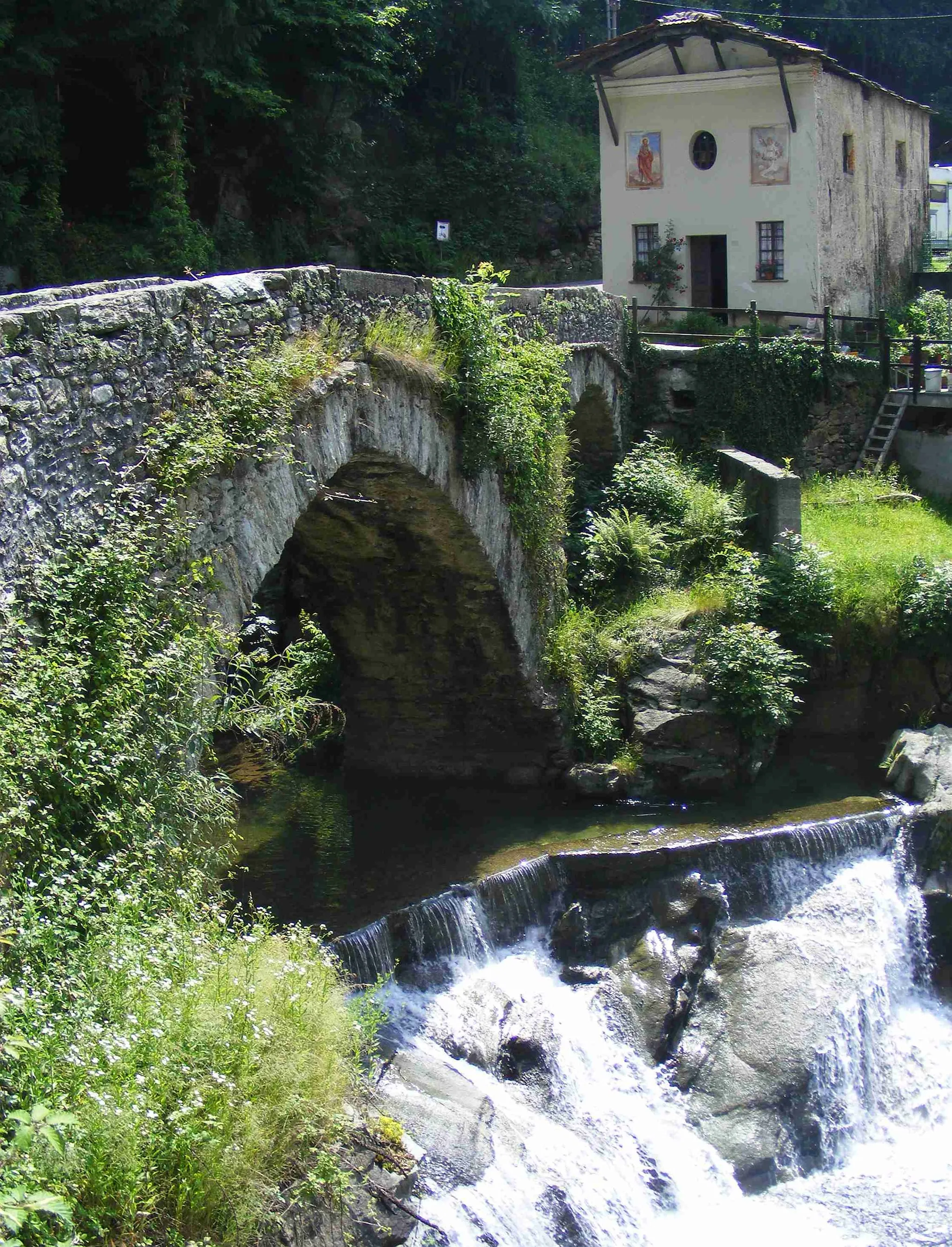 Photo showing: Molino dell'Avvocato bridge on Malone creek (Corio, TO, Italy)