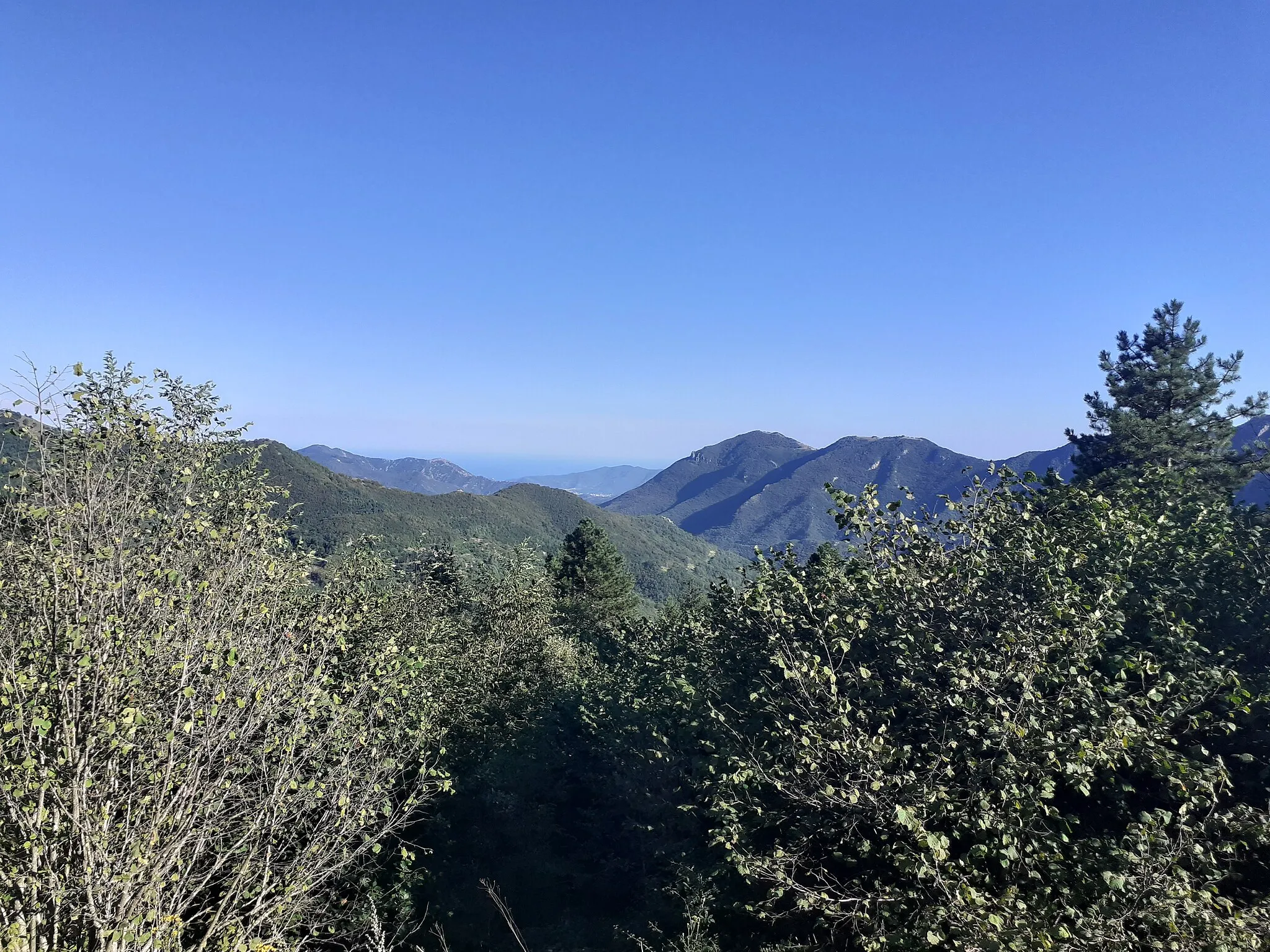 Photo showing: Còlla de San Benàrdu (Garésce, CN), panuramica làttu mâ