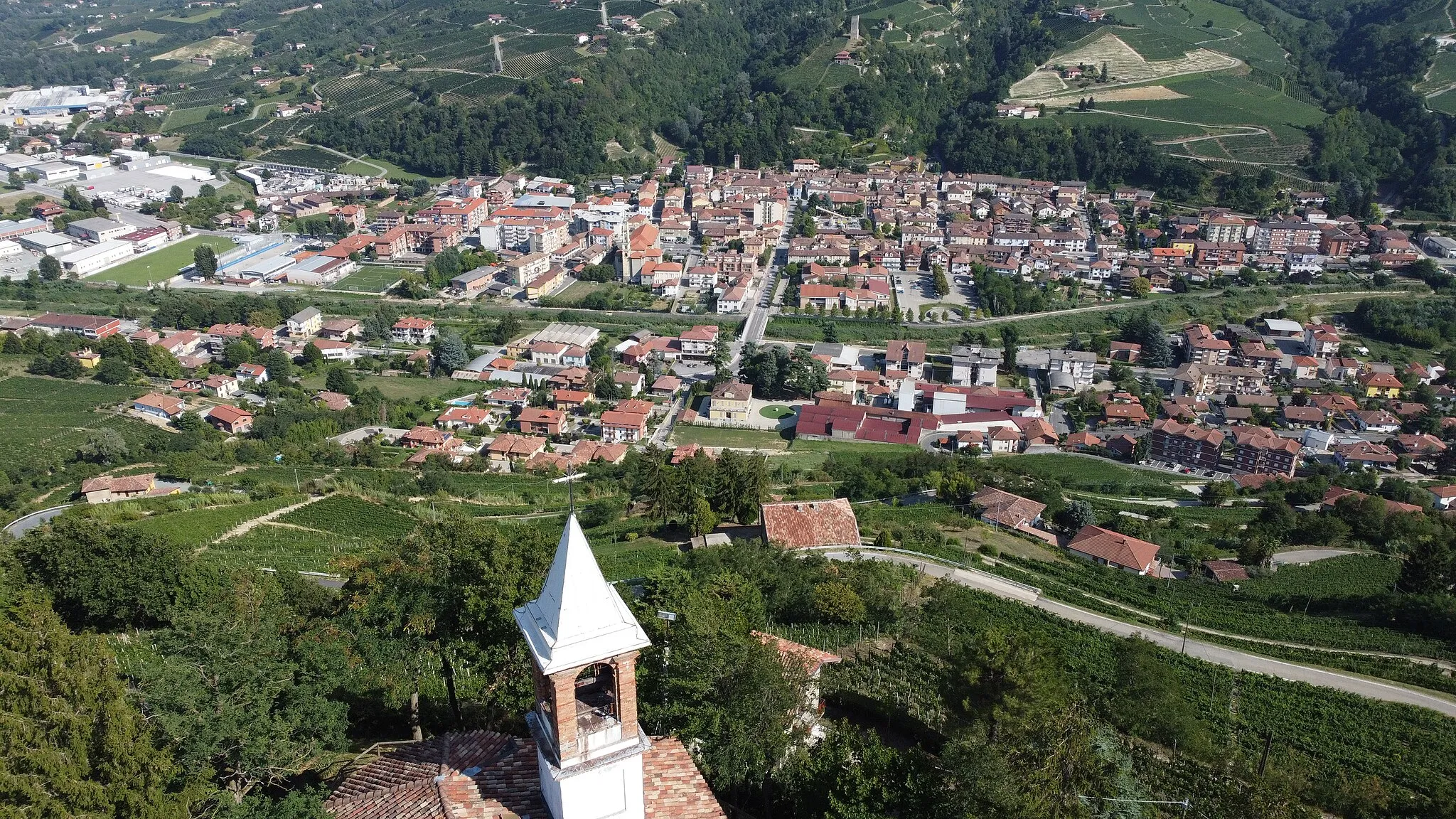 Photo showing: Panorama visto dalla collina Moncucco