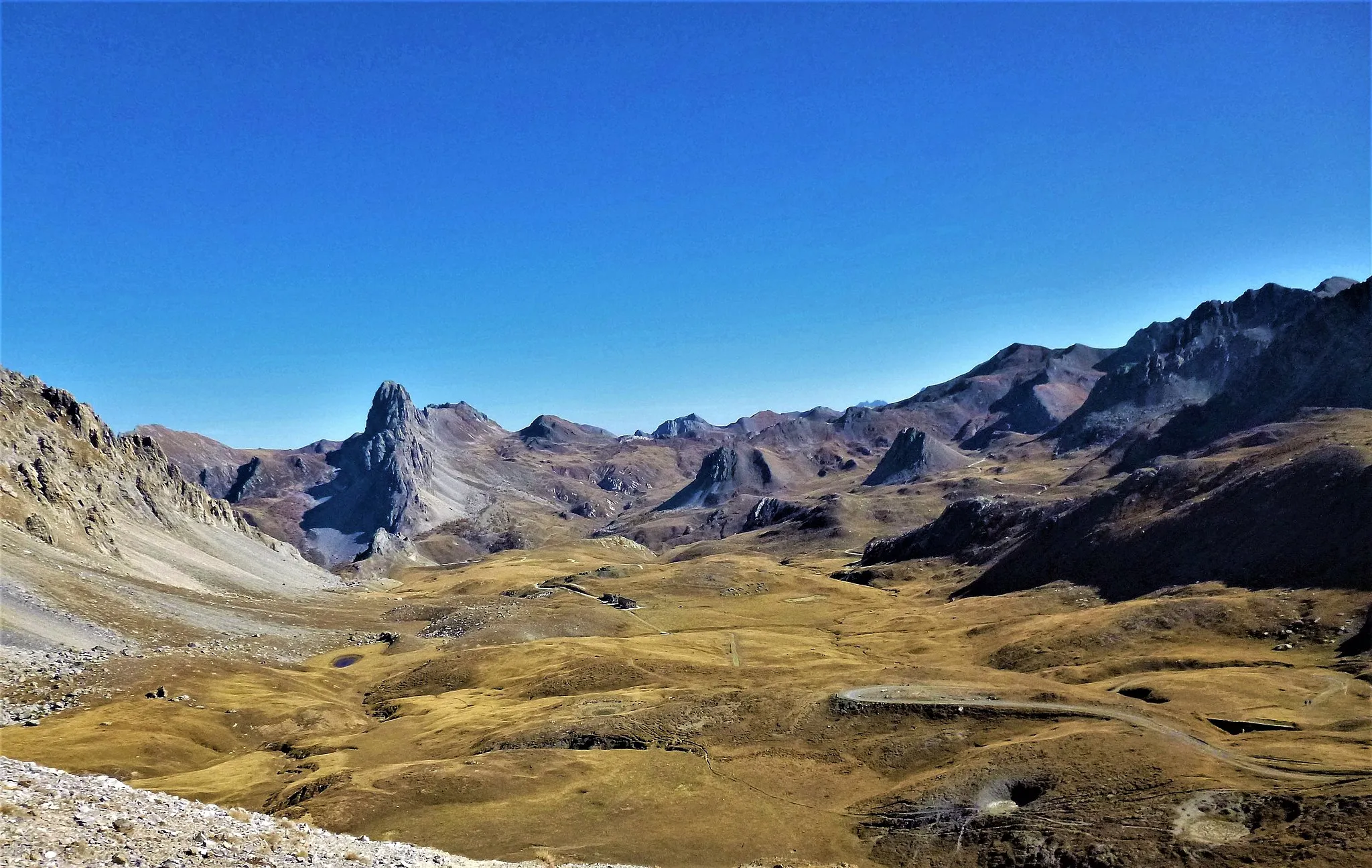 Photo showing: Il piano della Gardetta in siccità autunnale