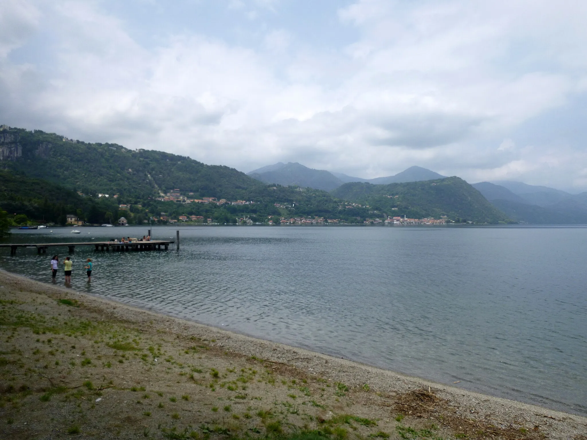 Photo showing: Lago d'Orta in summer as seen from Lagna beach
