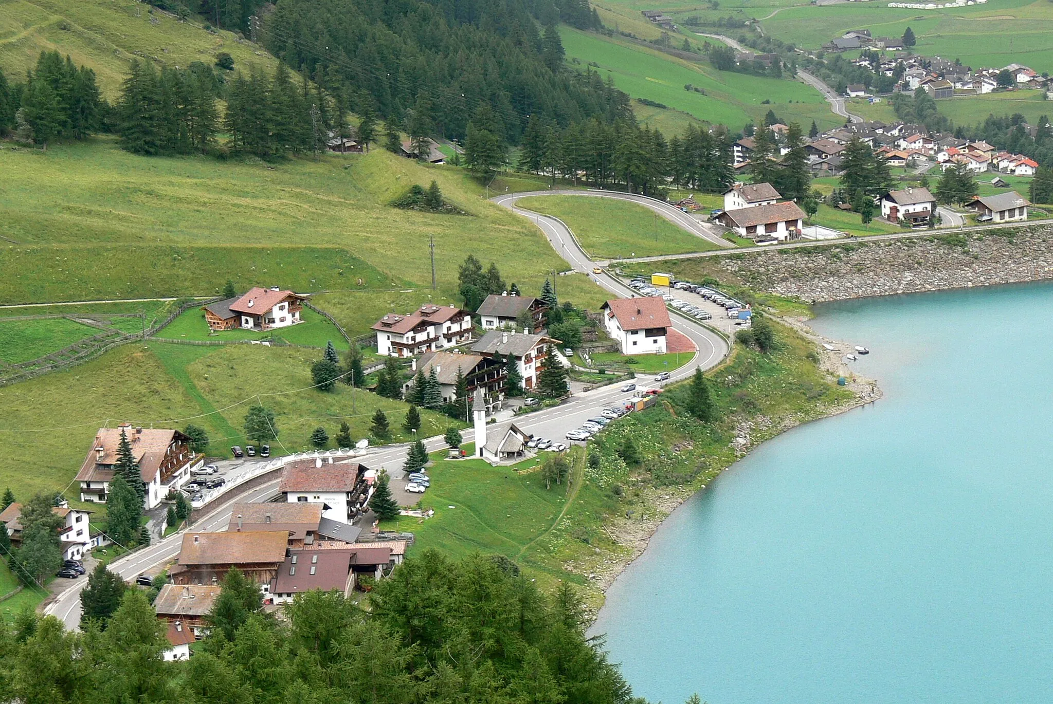 Photo showing: Senales ( South Tyrol ). Vernagt village.