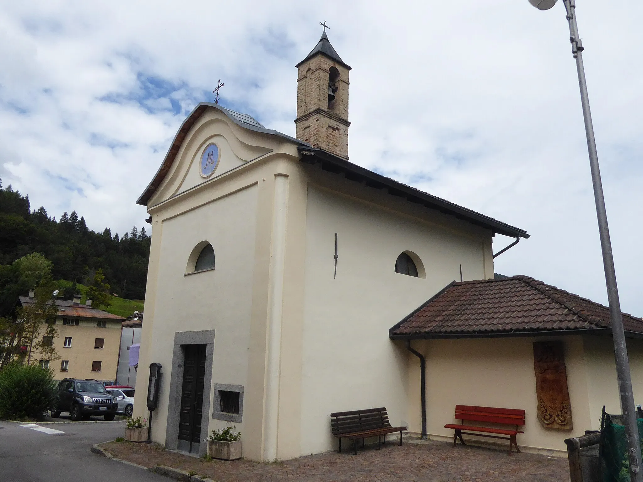 Photo showing: Pradibondo (Sella Giudicarie, Trentino, Italy), Our Lady of Help church