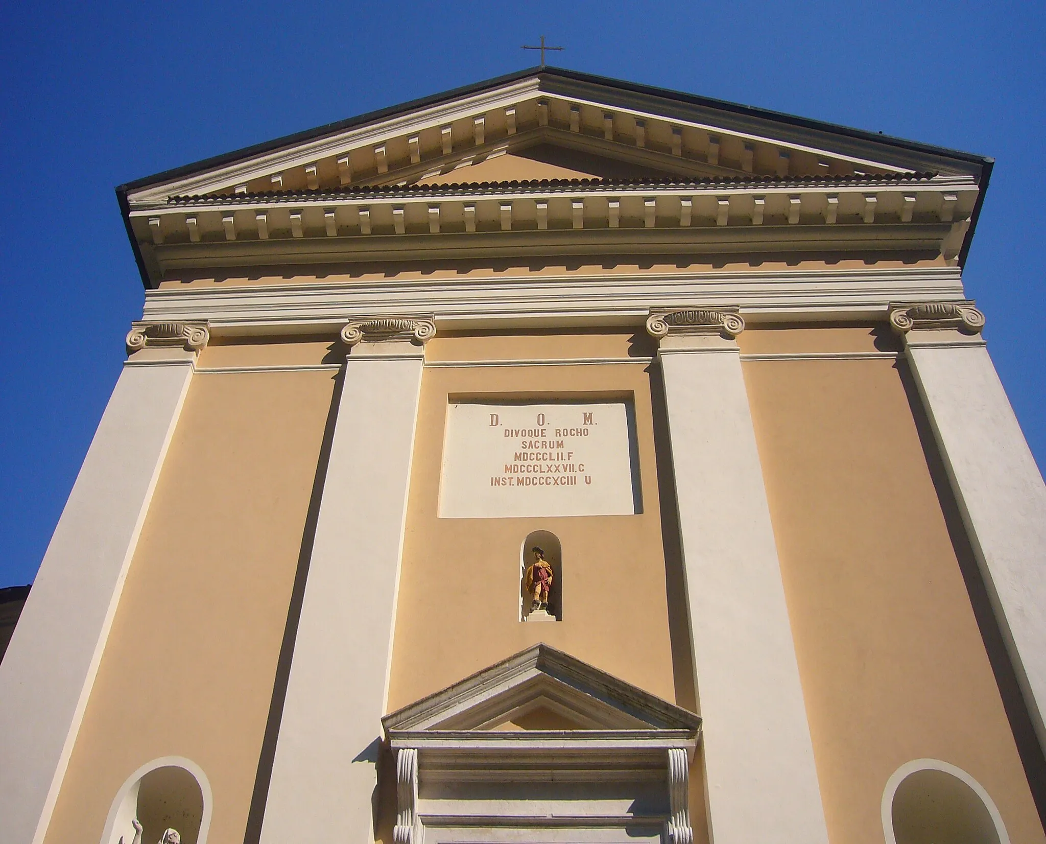 Photo showing: La chiesa di San Rocco a Fusine, frazione di Posina