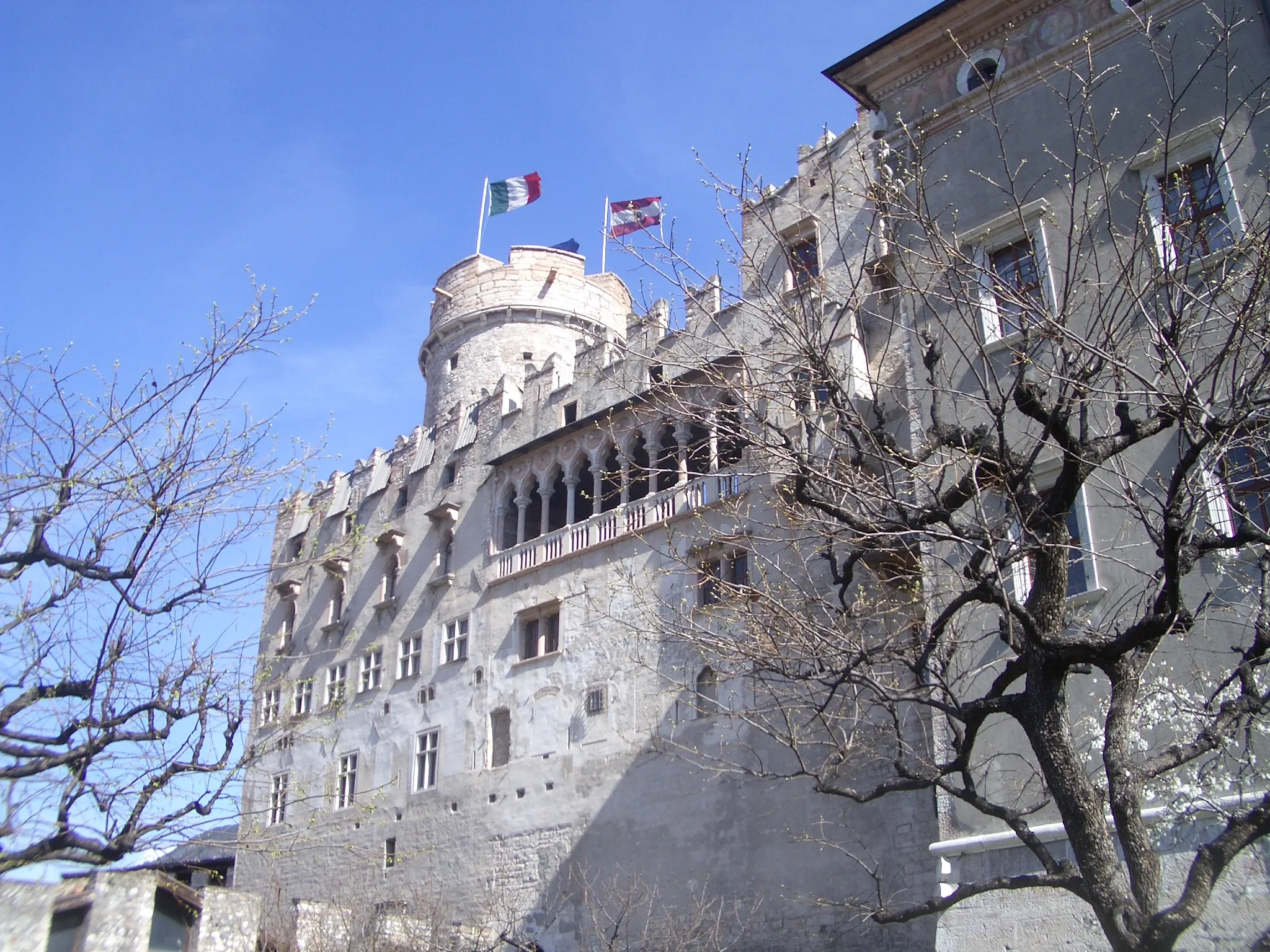 Photo showing: Castello del Buonconsiglio, Trento. (View of the castle from the garden)