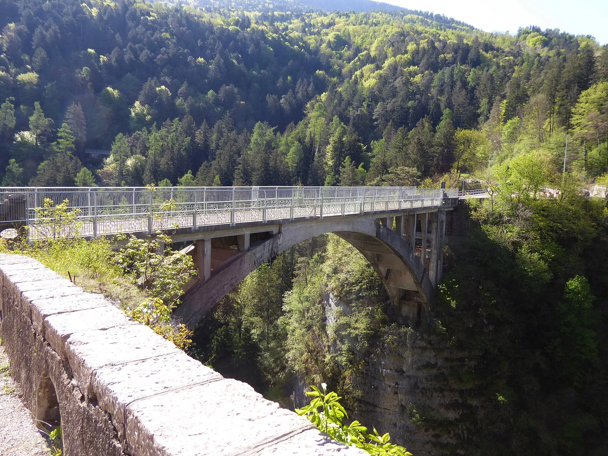 Photo showing: The "Ponte dei Servi" between Comano Terme and Stenico (Trentino, Italy)