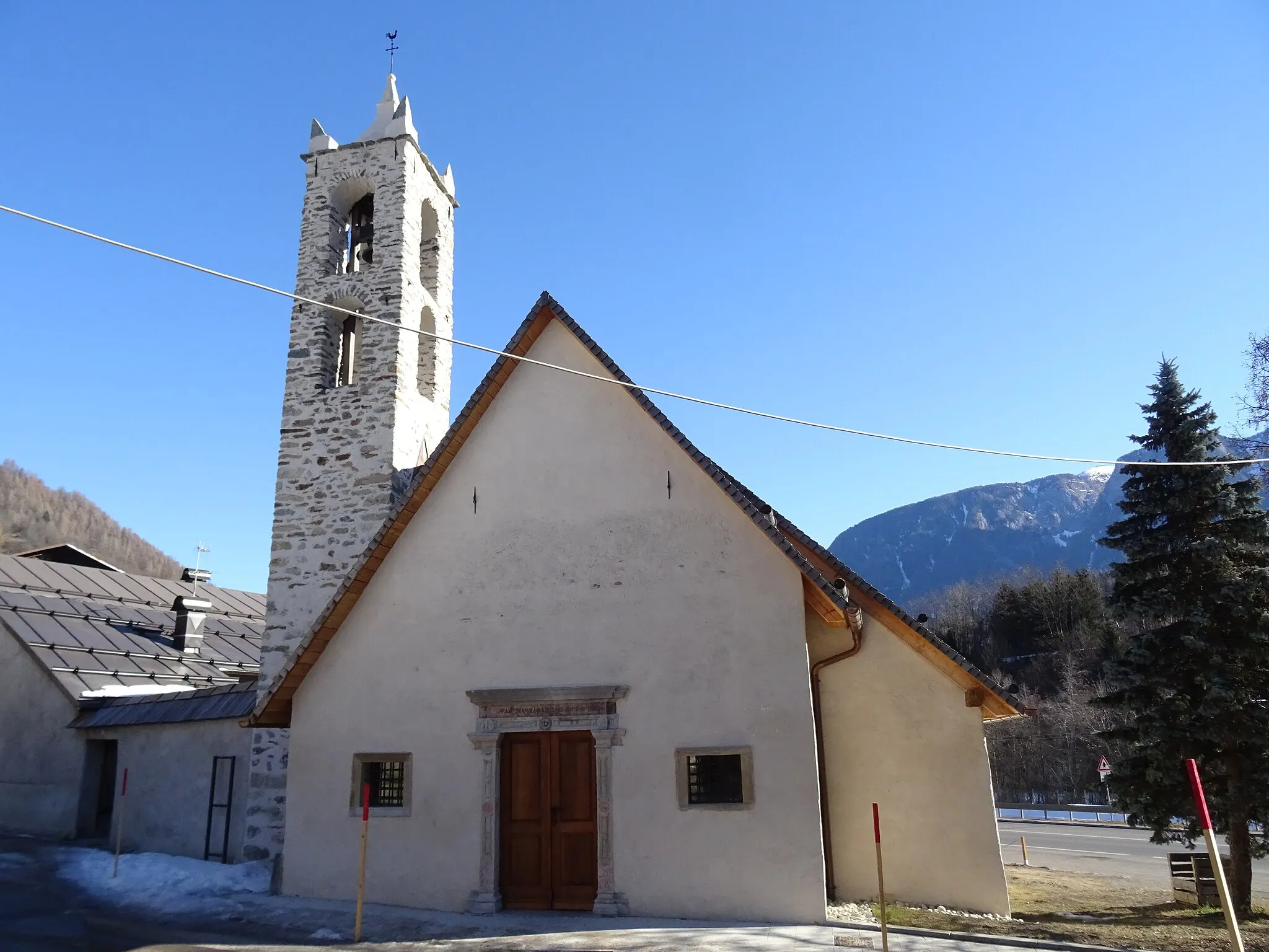 Photo showing: Mastellina (Commezzadura, Trentino, Italy), Saint Anthony the Great church