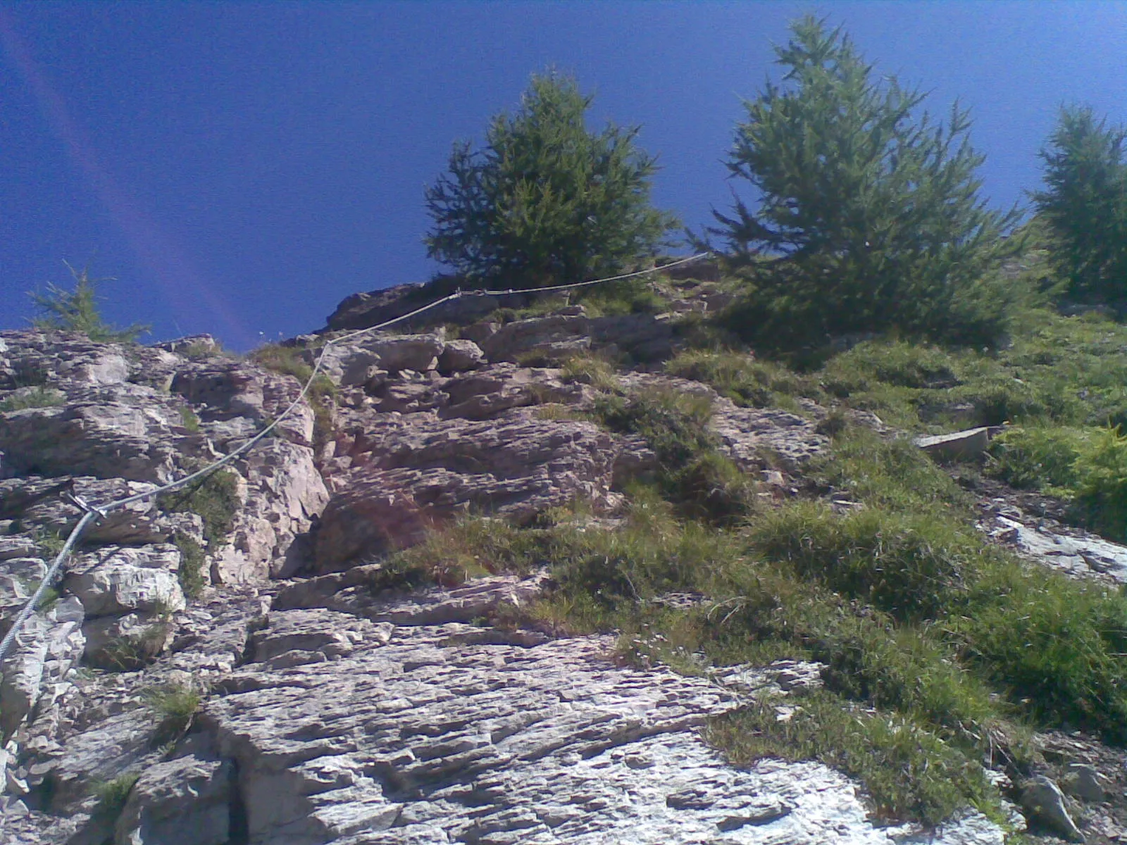 Photo showing: Il sentiero attrezzato del monte Peller