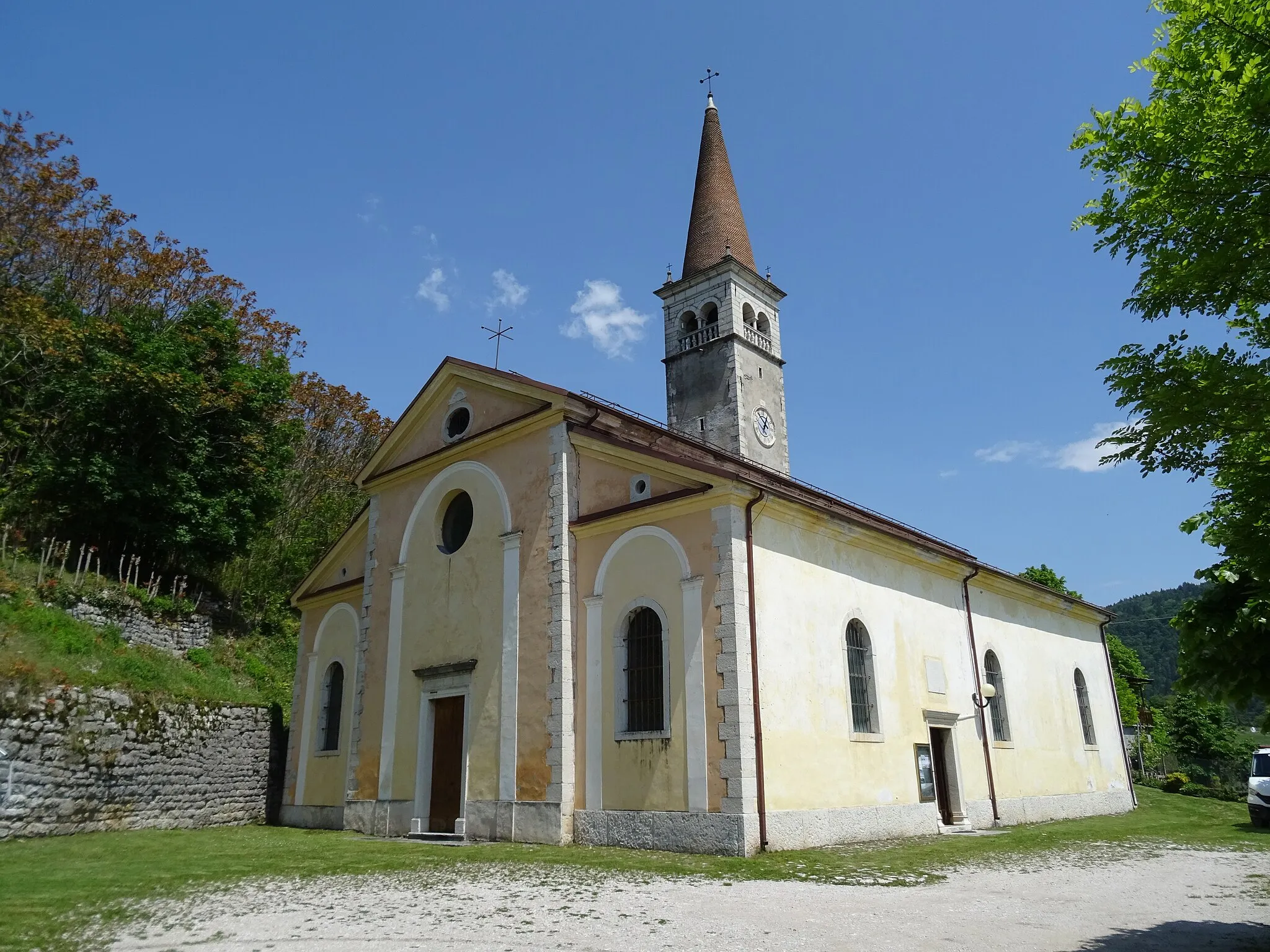 Photo showing: Rivai (Arsiè, Veneto, Italy), Saint John the Baptist church