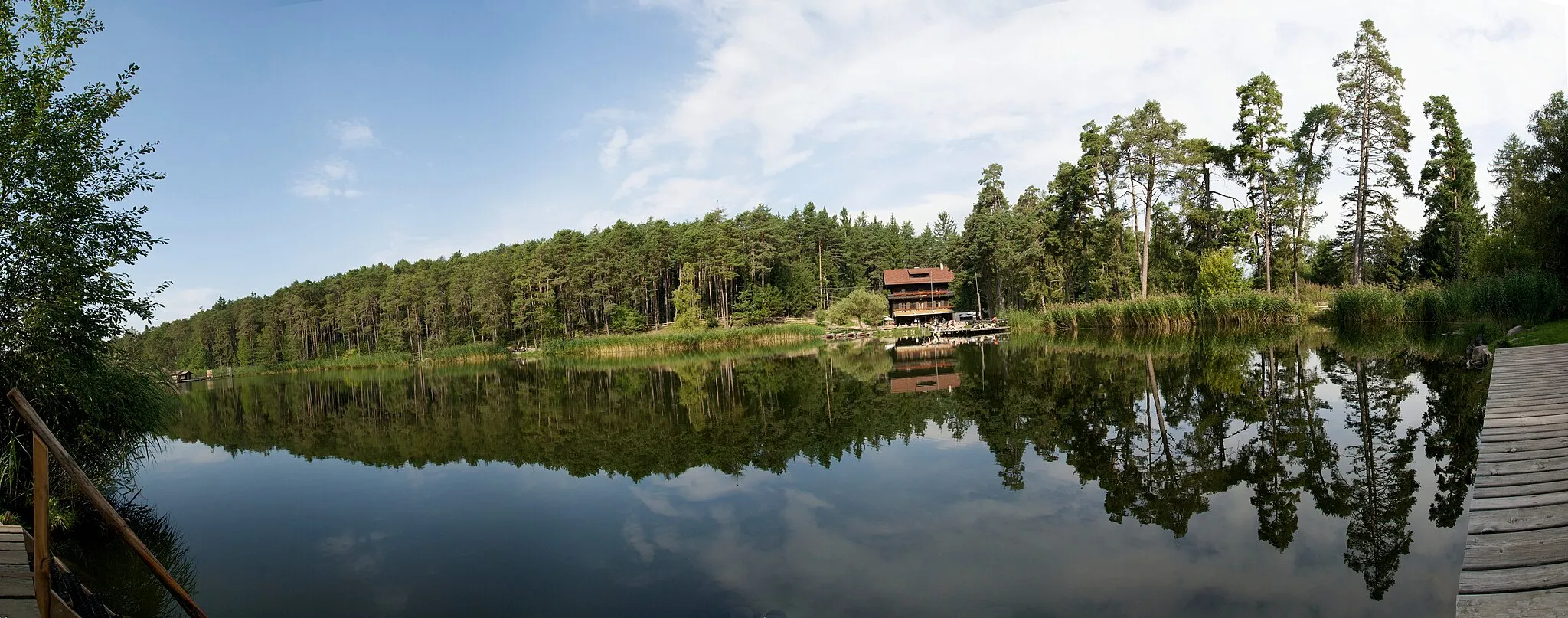 Photo showing: Völser Weiher - Nordende