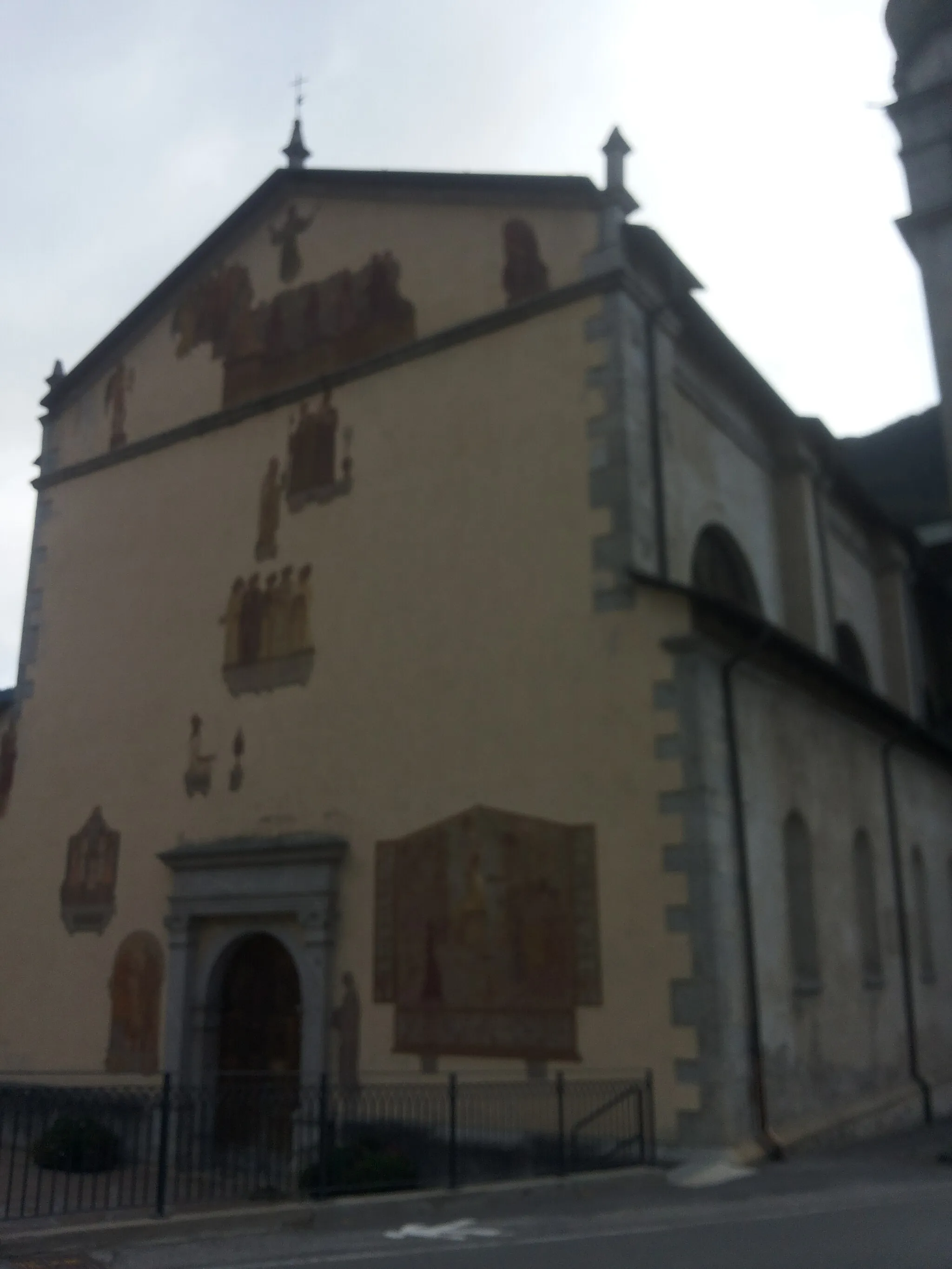 Photo showing: Facciata della chiesa di san Vigilio a Spiazzo di Val Rendena (TN)
