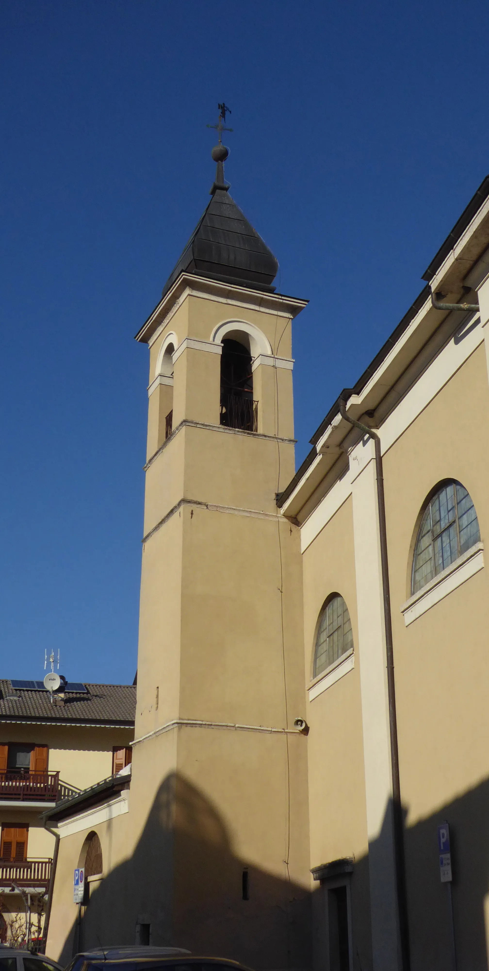 Photo showing: Mollaro (Predaia, Trentino, Italy), Saint Mark church - Belltower
