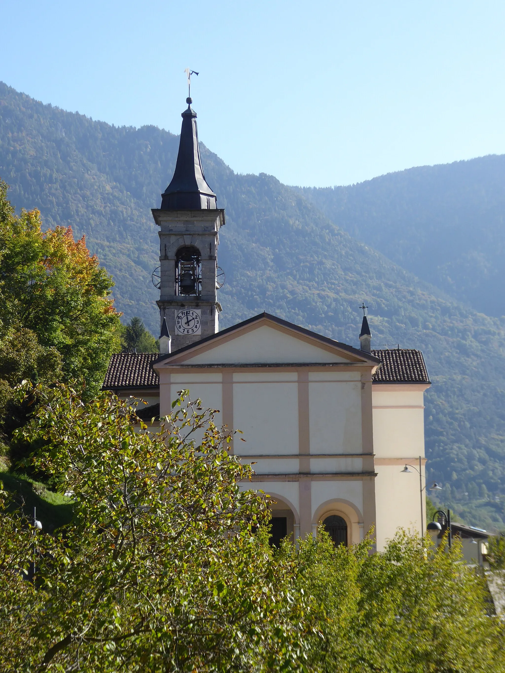 Photo showing: Bersone (Valdaone, Trentino, Italy), Saints Fabian and Sebastian church