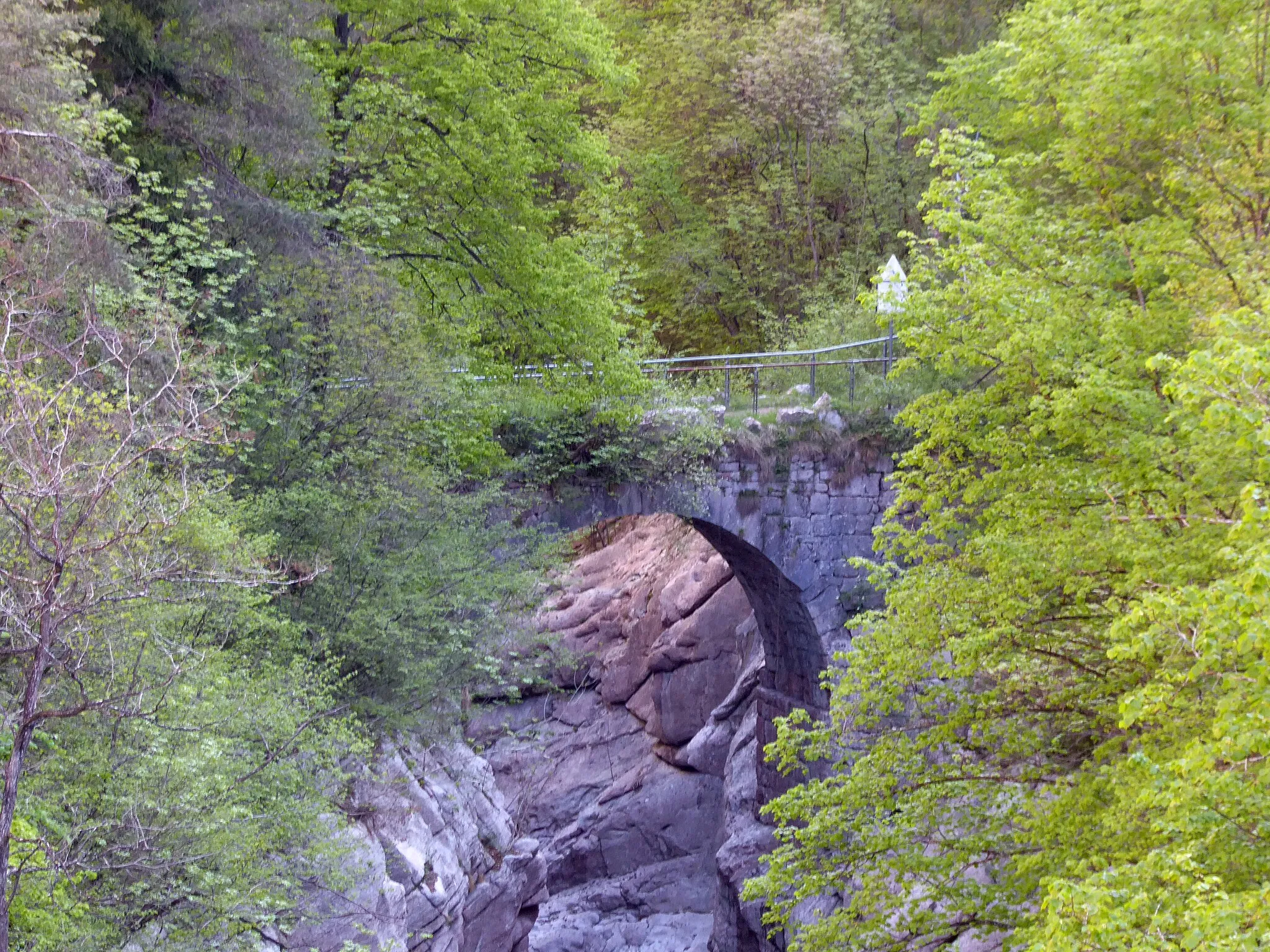 Photo showing: Forra del Limarò (Trentino, Italy) - Balandino bridge