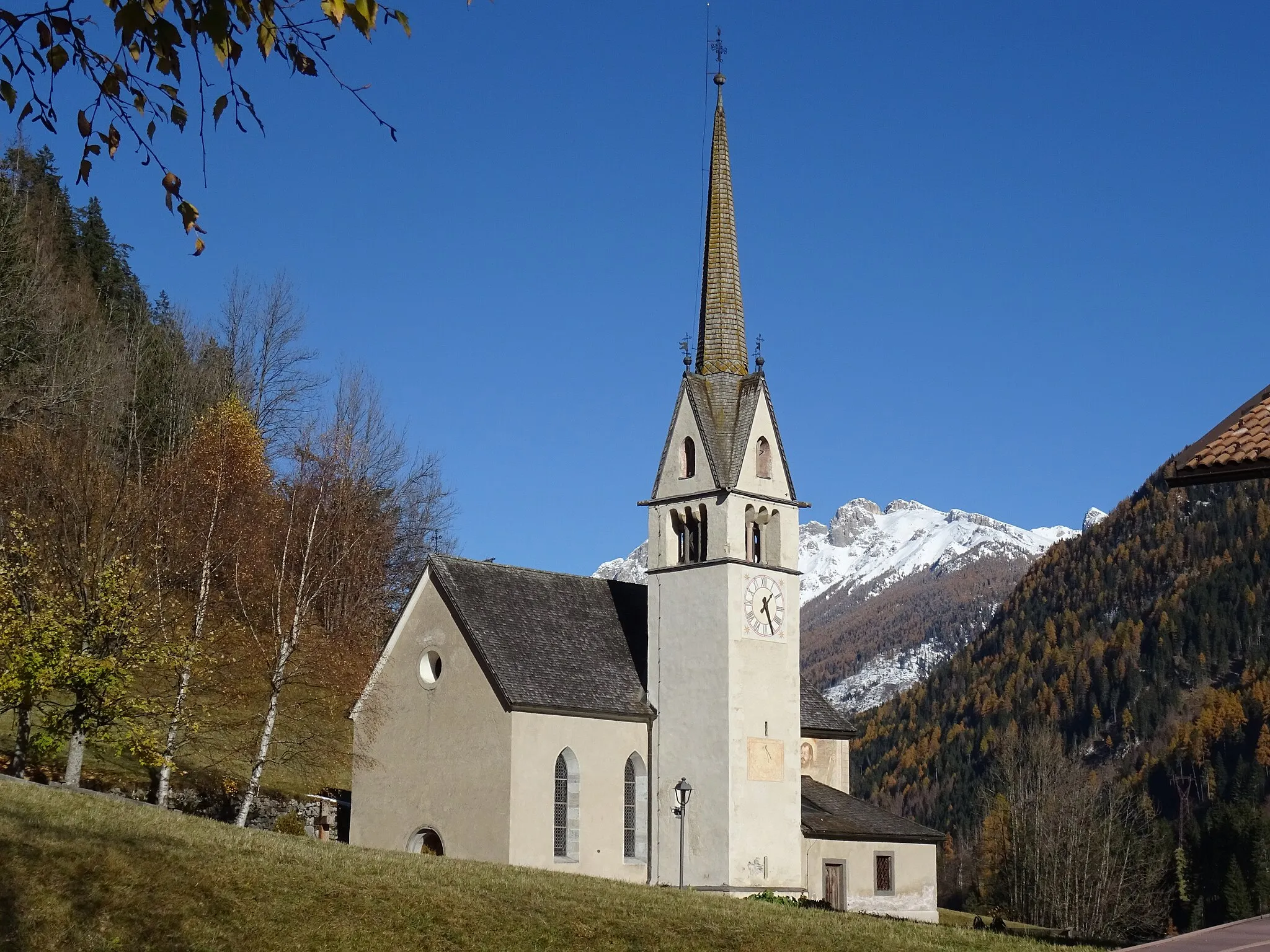 Photo showing: Forno (Moena, Trentino, Italy), Saint Lazarus church