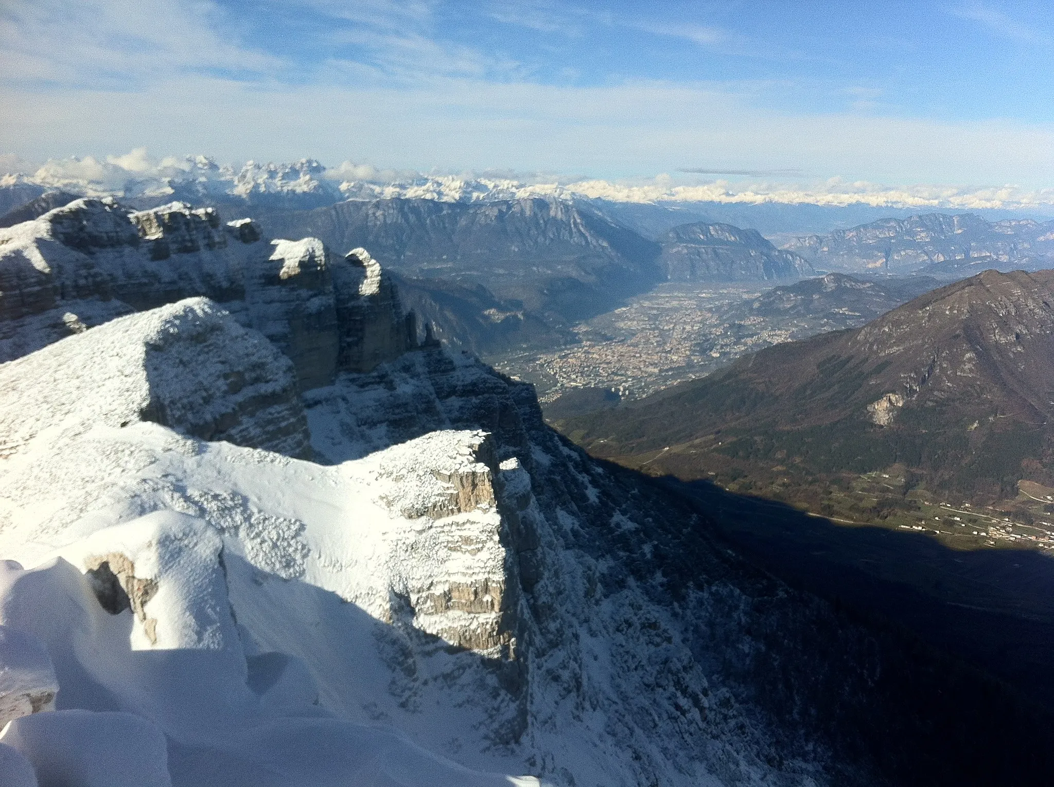 Photo showing: Panorama dal becco di Filadonna verso cima Vigolana