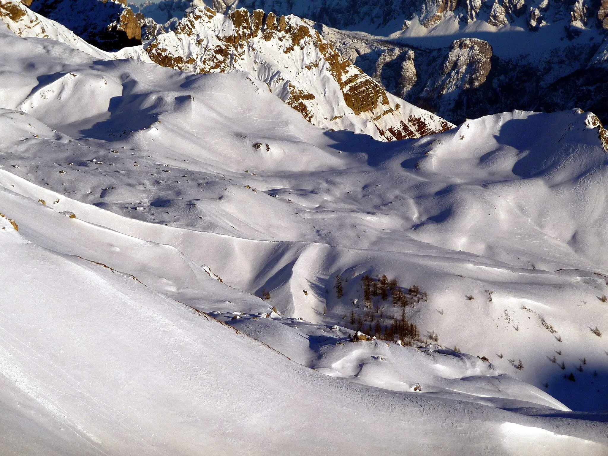 Photo showing: Vista sopra il Passo San Pellegrino