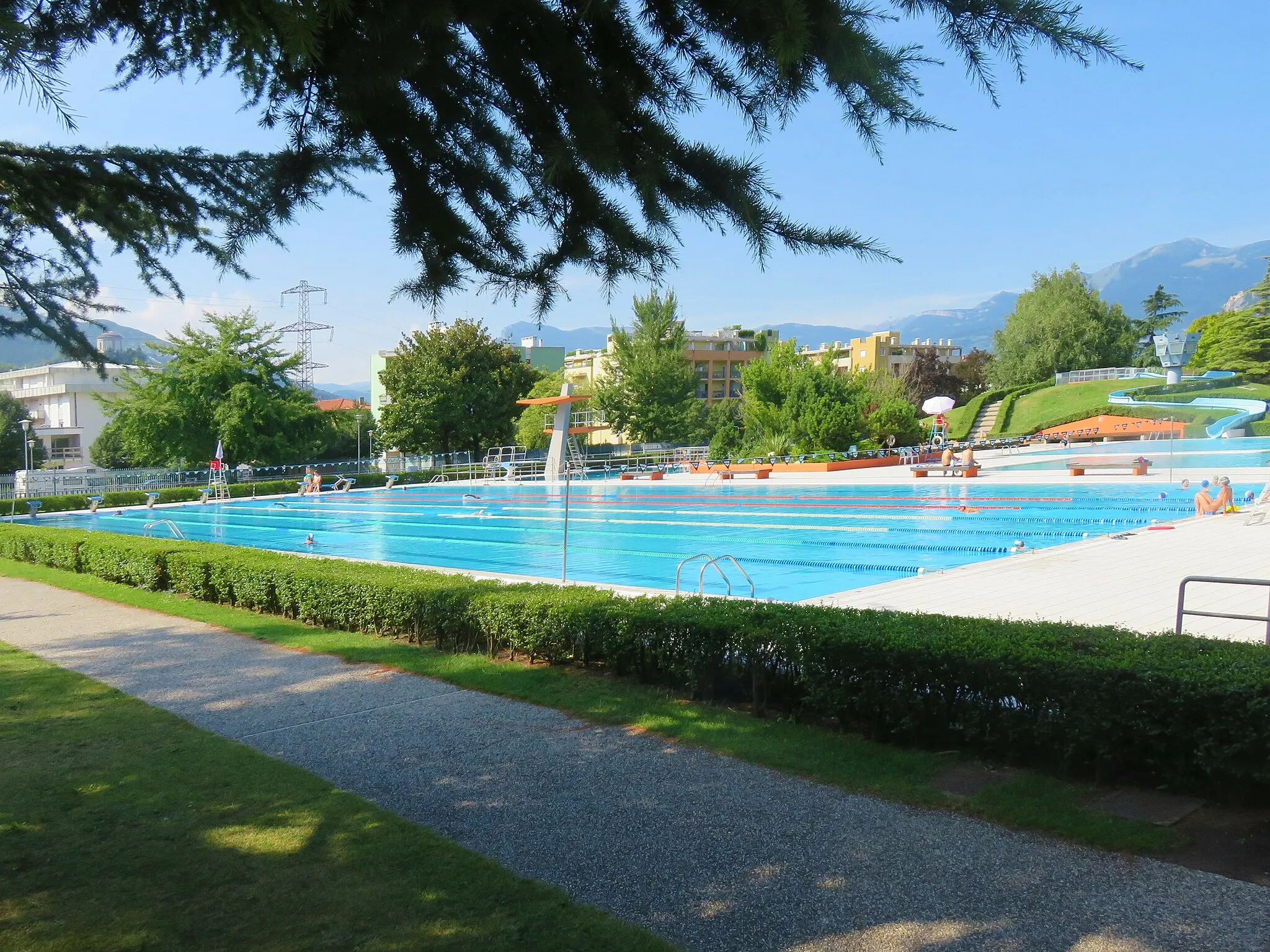 Photo showing: Centro natatorio Rovereto - Vasca olimpionica scoperta