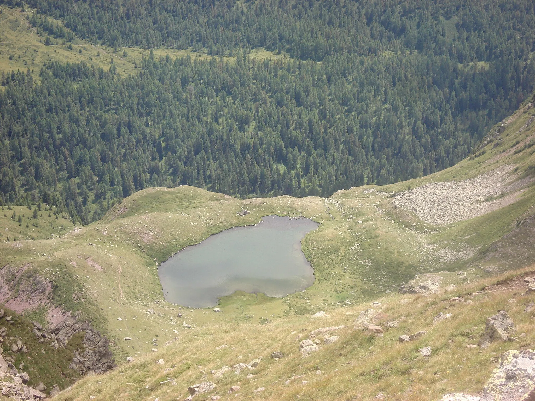 Photo showing: lago buse base dal cimon delle stellune