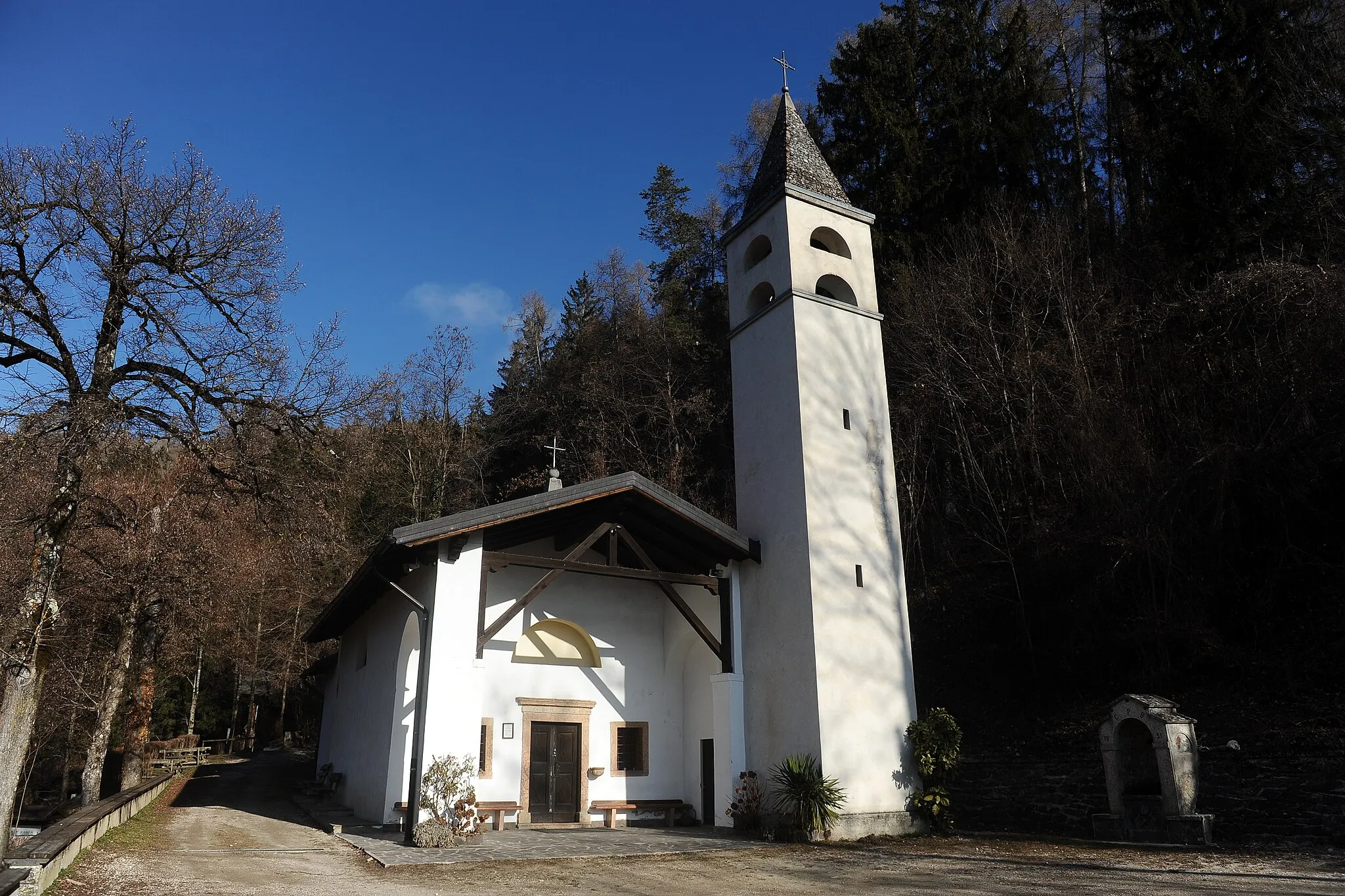 Photo showing: Madonna del Feles sanctuary in Bosentino, Altopiano della Vigolana