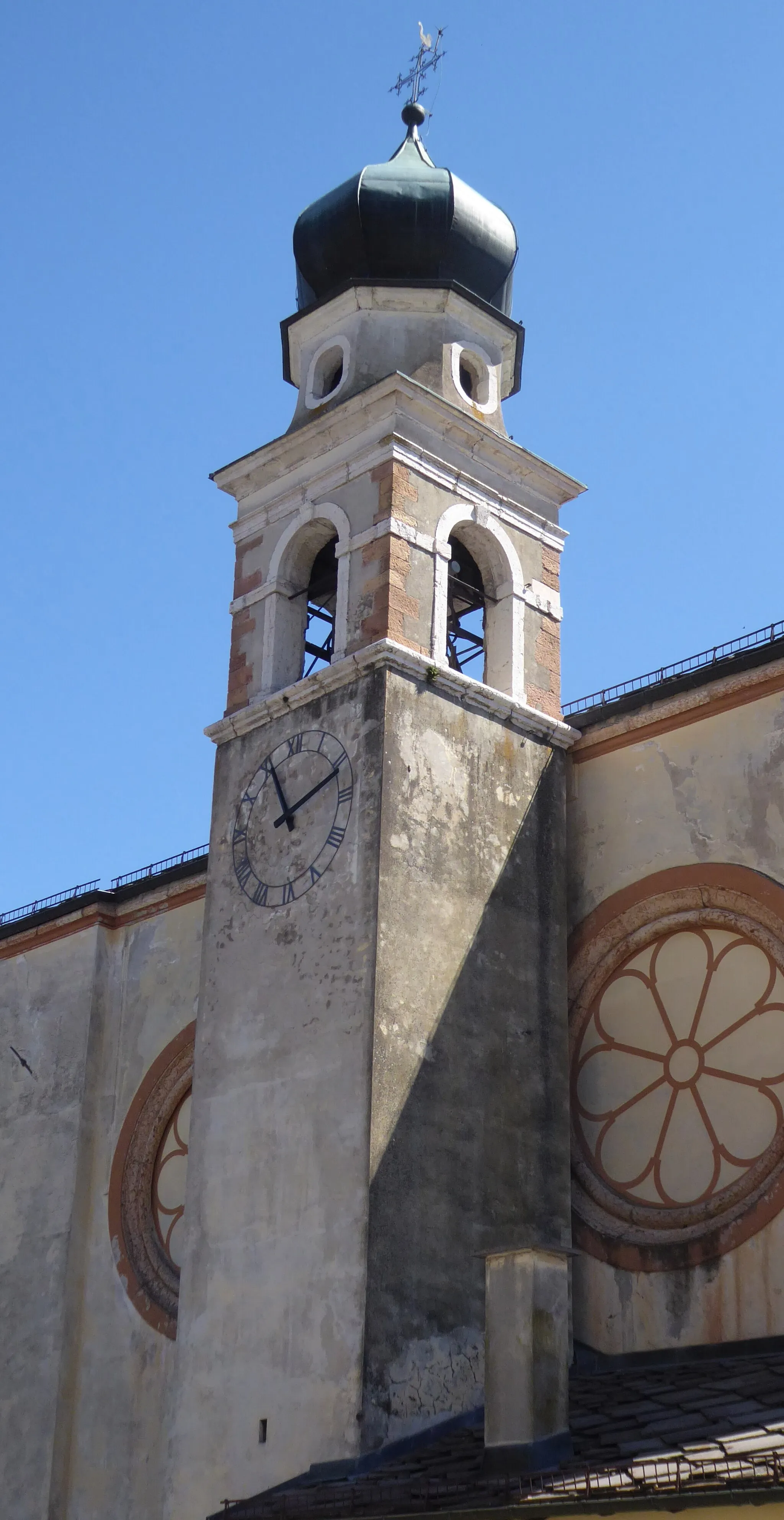 Photo showing: Susà (Pergine Valsugana, Trentino) - Saint Florian church - Belltower