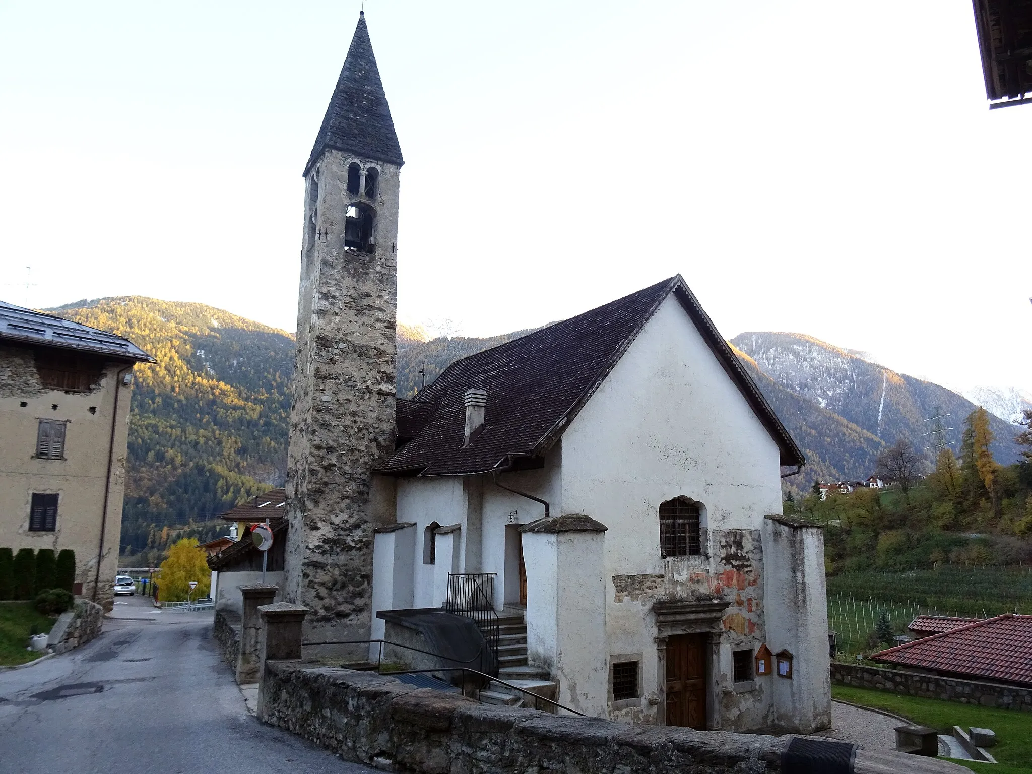Photo showing: Magras (Malé, Trentino, Italy), Saint Mark church