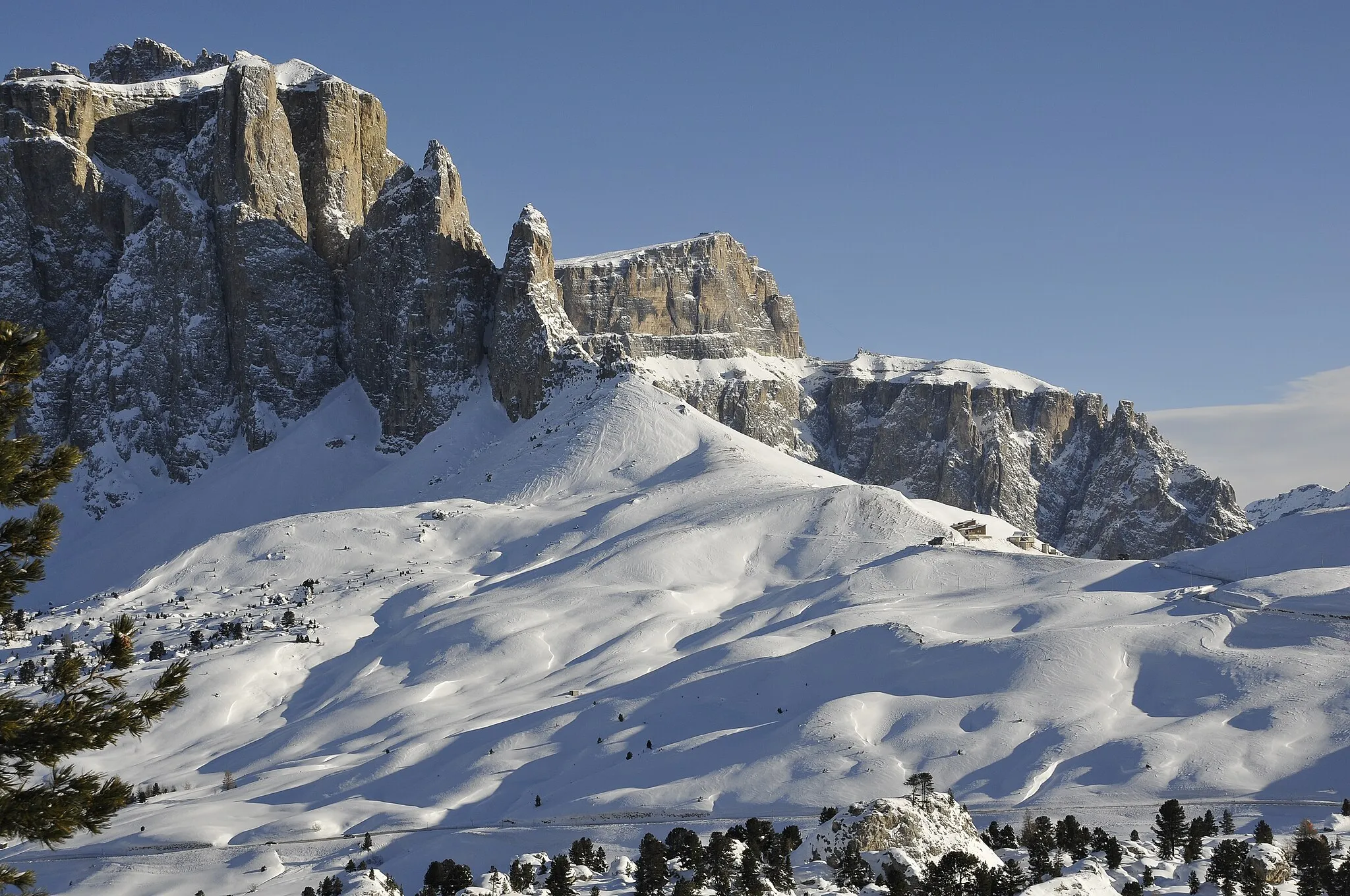 Photo showing: The Sella Group, Dolomites - South Tyrol