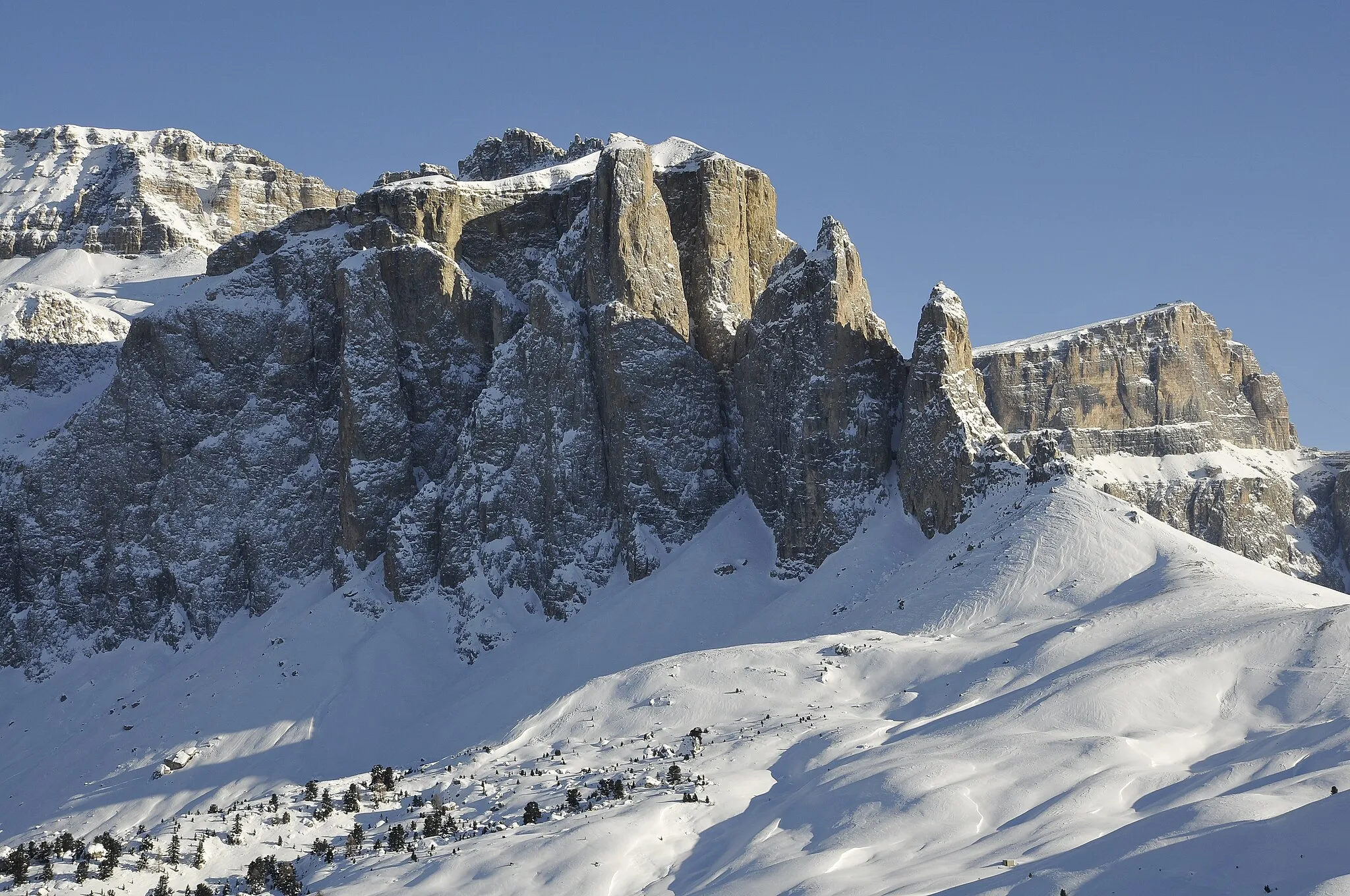 Photo showing: The Sella Group, Dolomites - South Tyrol