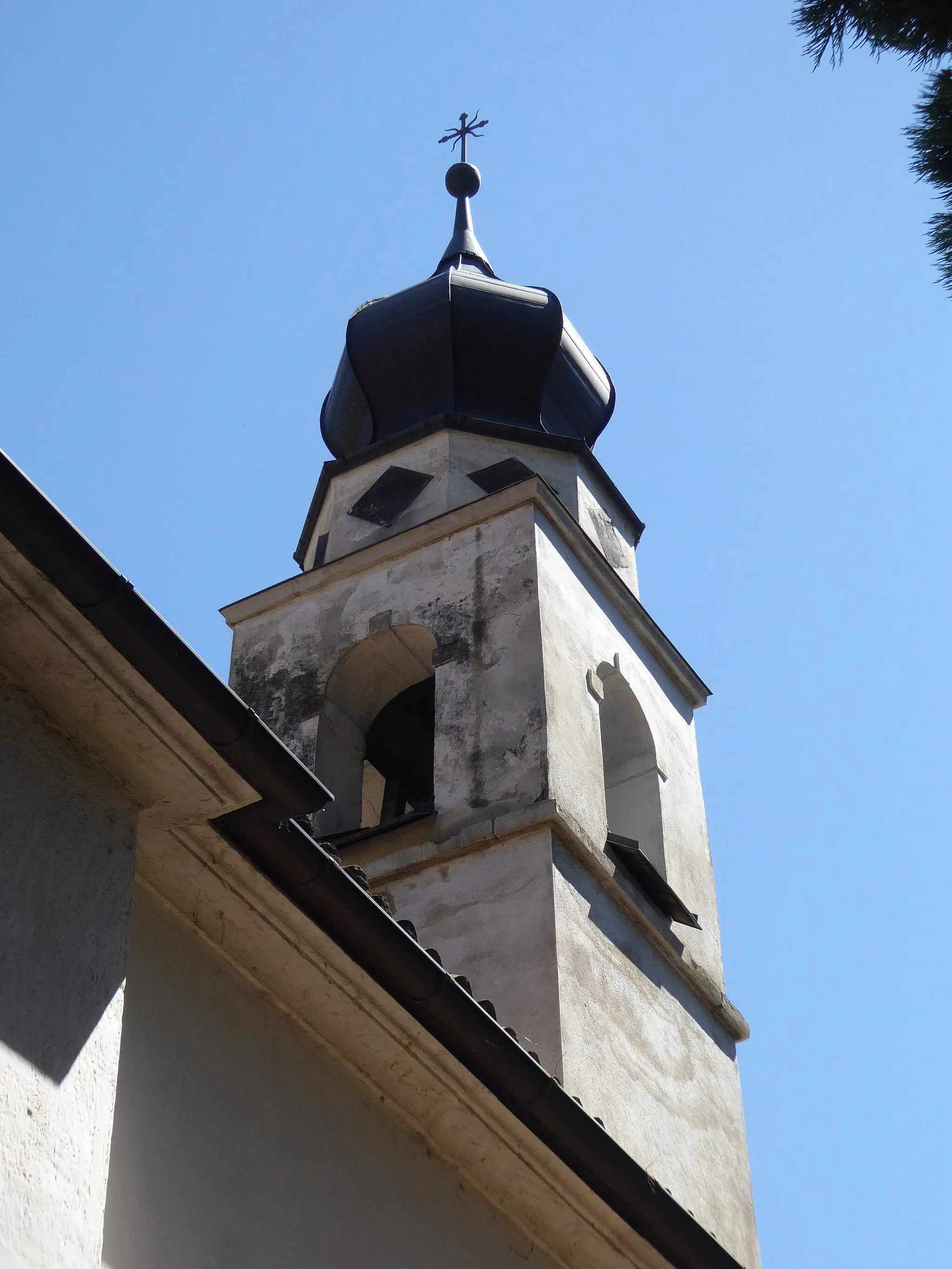 Photo showing: Gabbiolo (Trento, Italy) - Saint Francis church - Belltower
