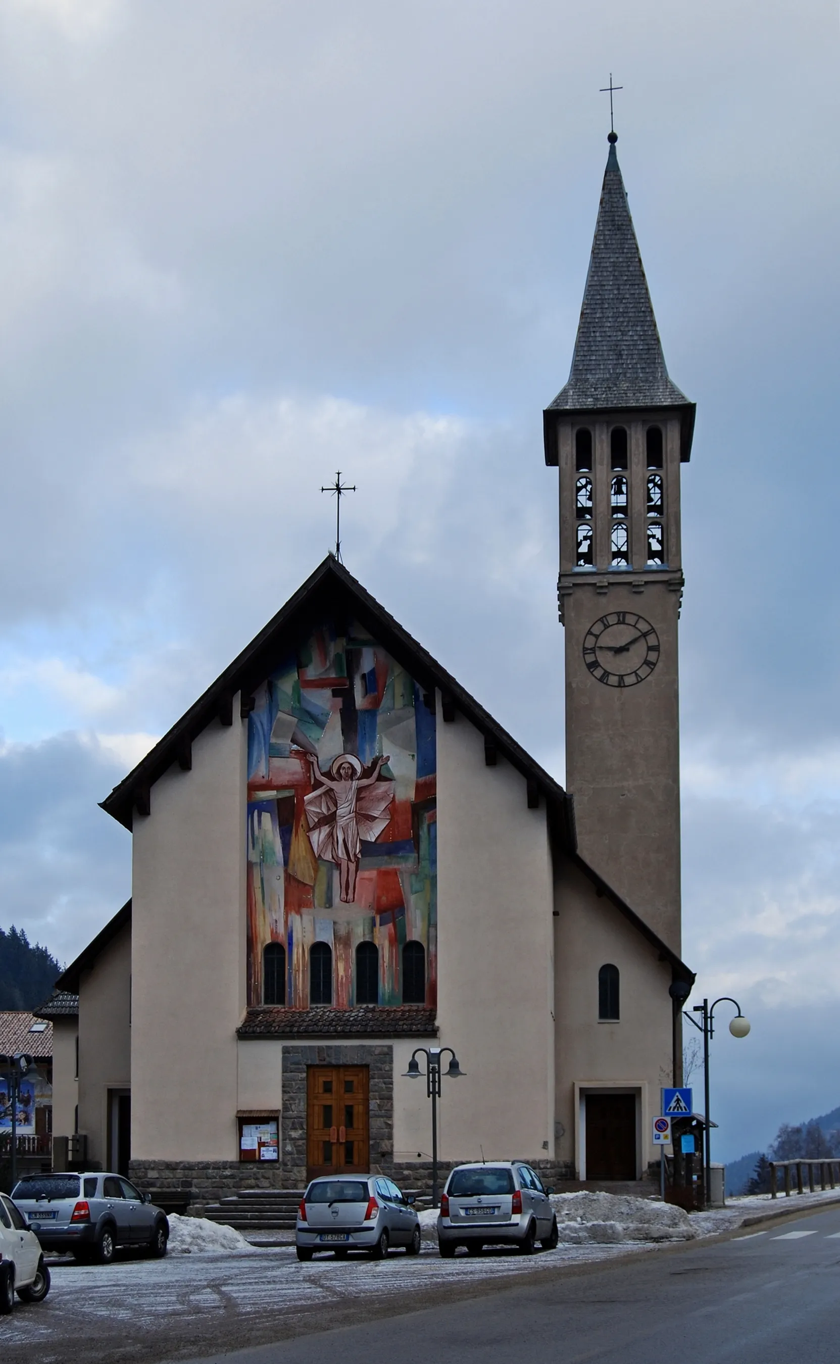 Photo showing: Church in Brusago (part of Bedollo), Trentino-South Tyrol