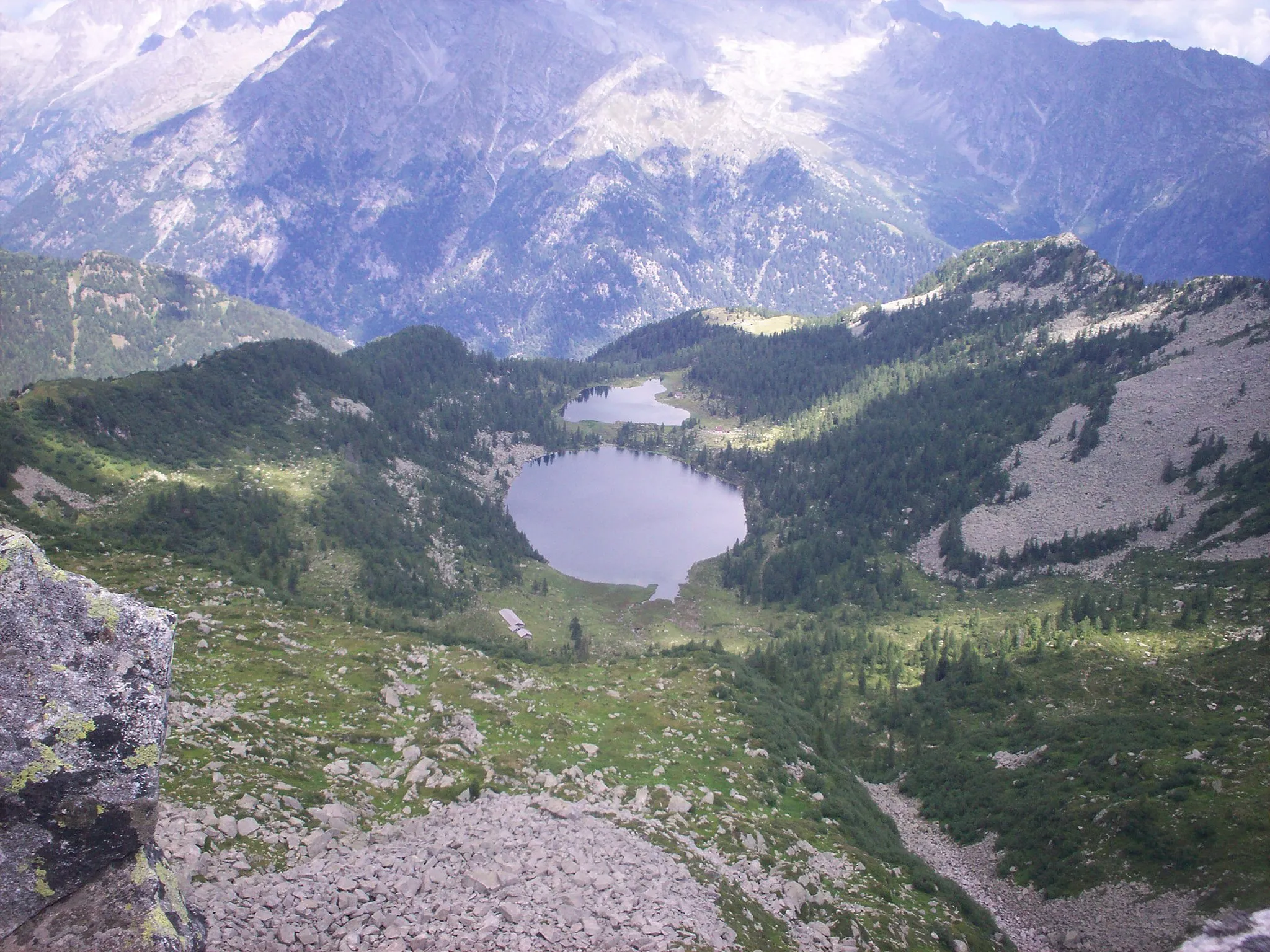 Photo showing: San Giuliano Lakes, municipality of Caderzone, Trentino, Italy