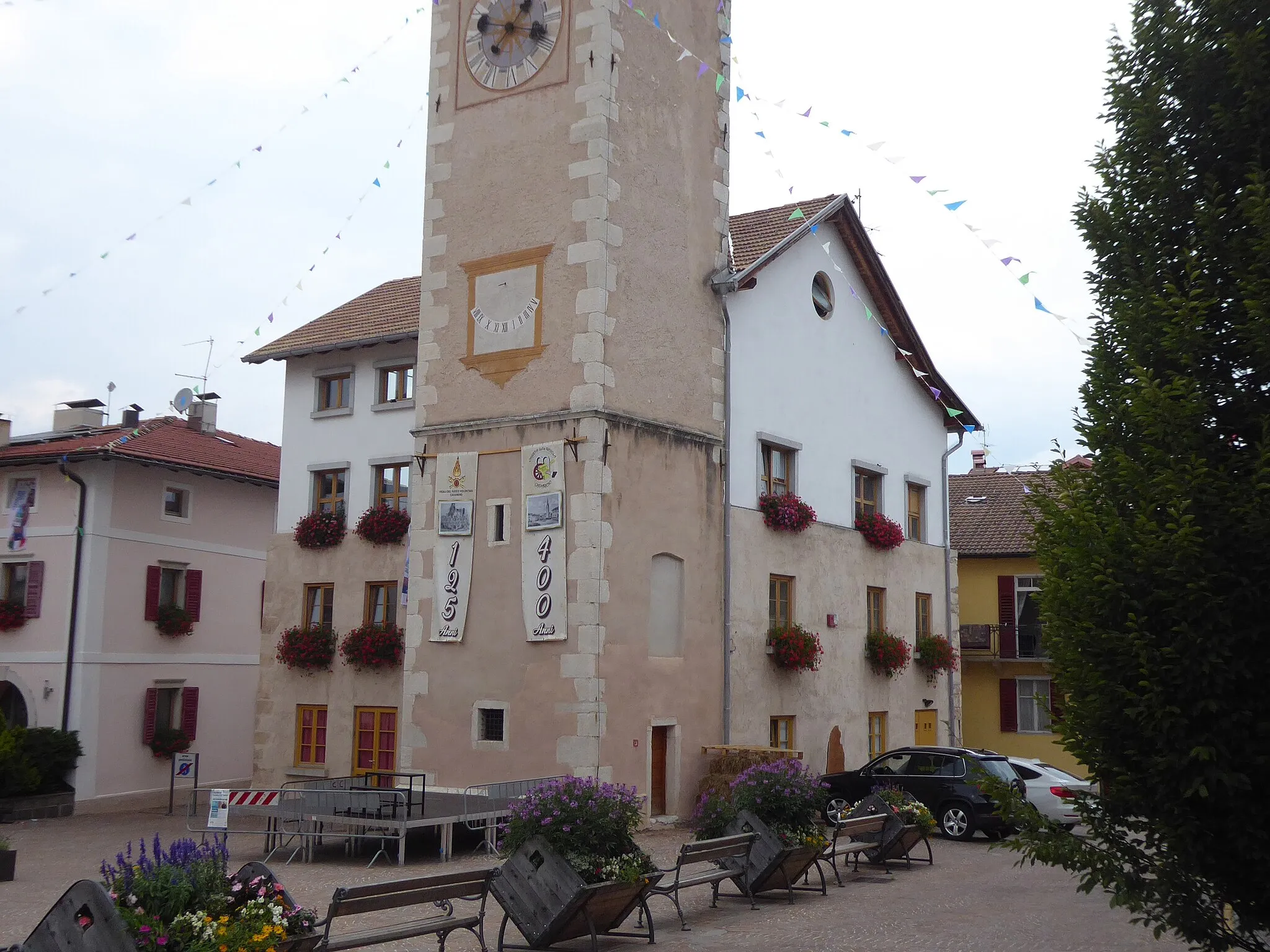 Photo showing: Cavareno (Trentino, Italy) - What is left of the former church beside the belltower