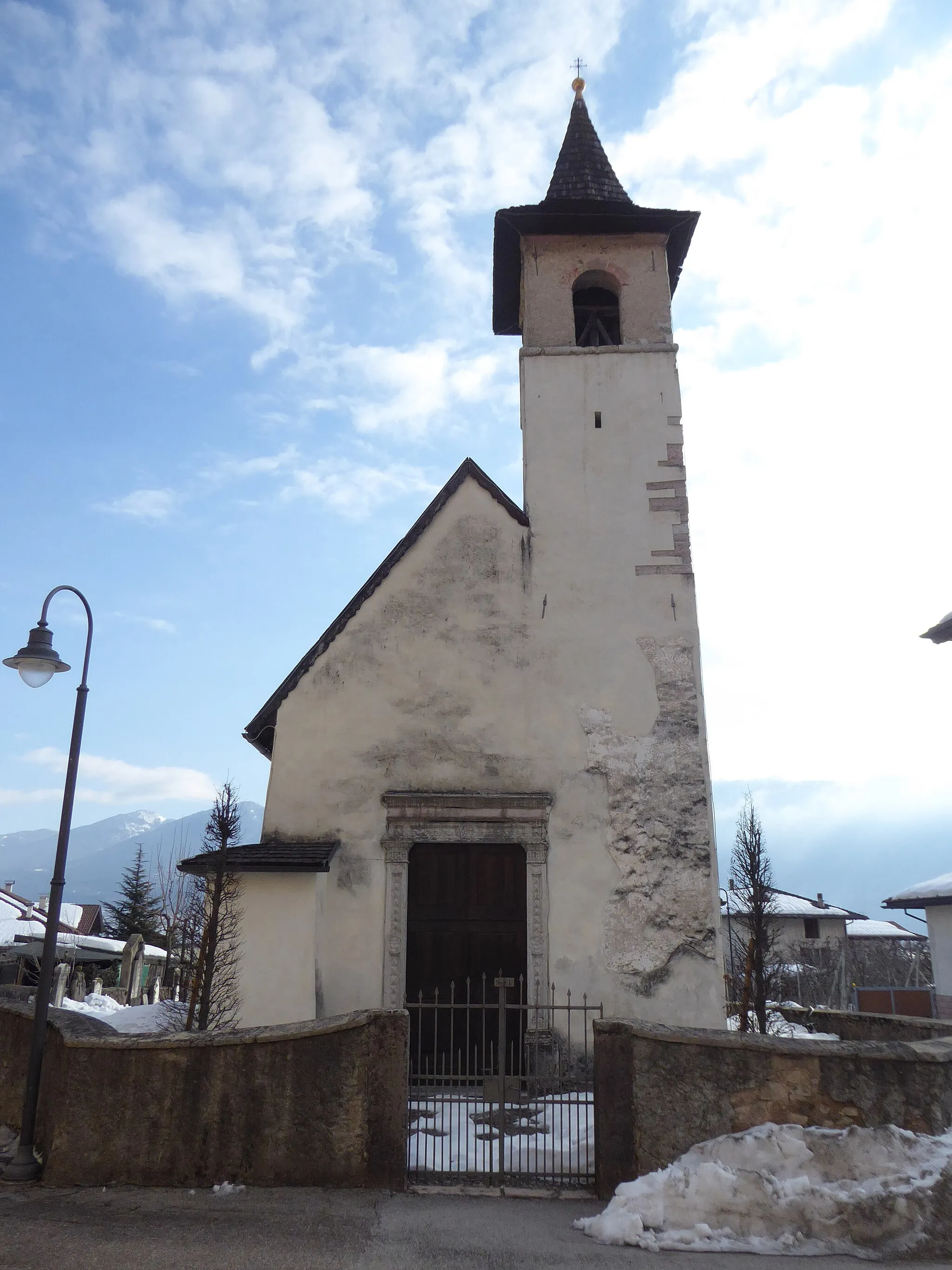Photo showing: Cunevo (Contà, Trentino, Italy), Saint Lawrence church