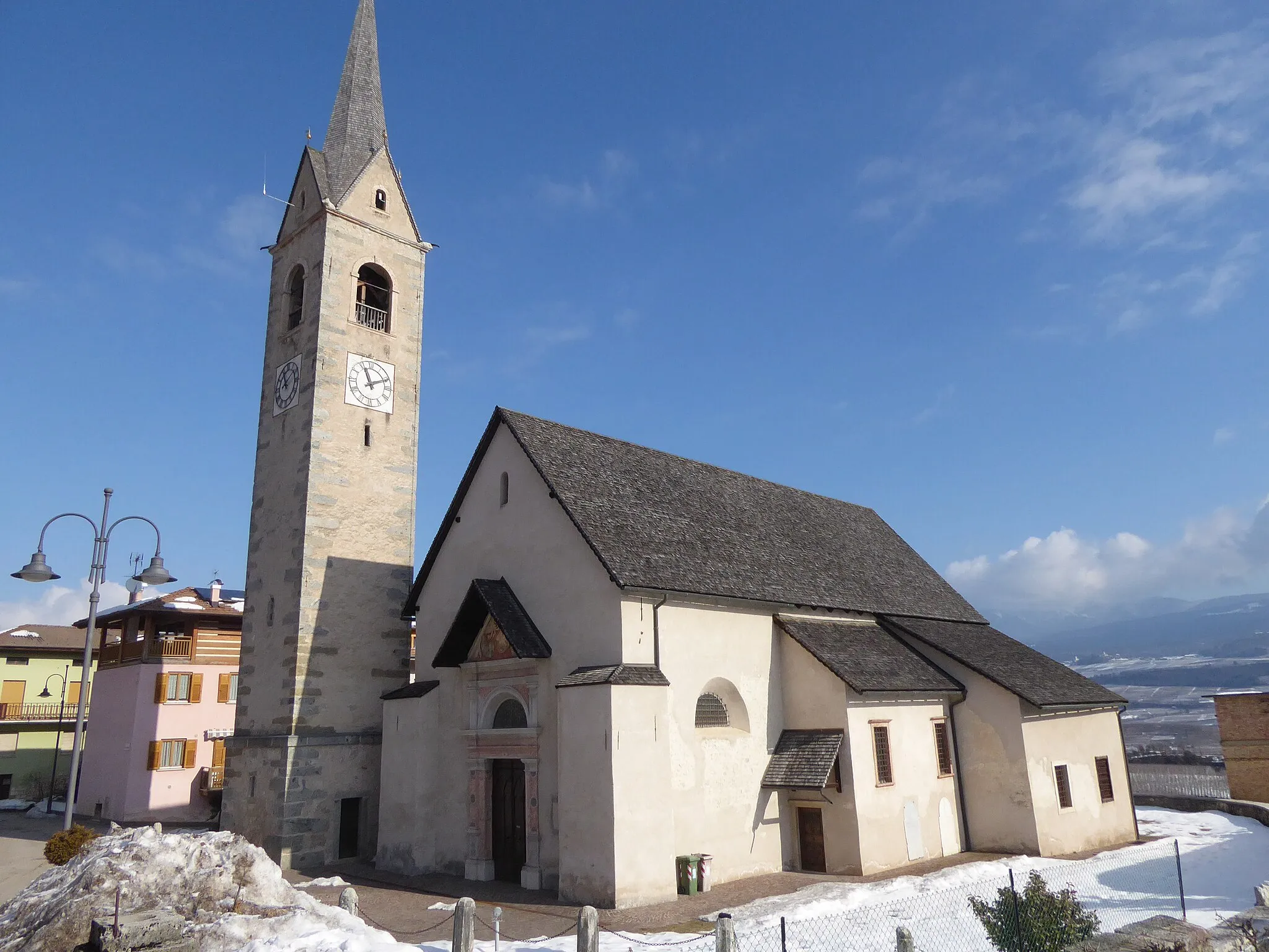 Photo showing: Flavon (Contà, Trentino, Italy), Nativity of John the Baptist church