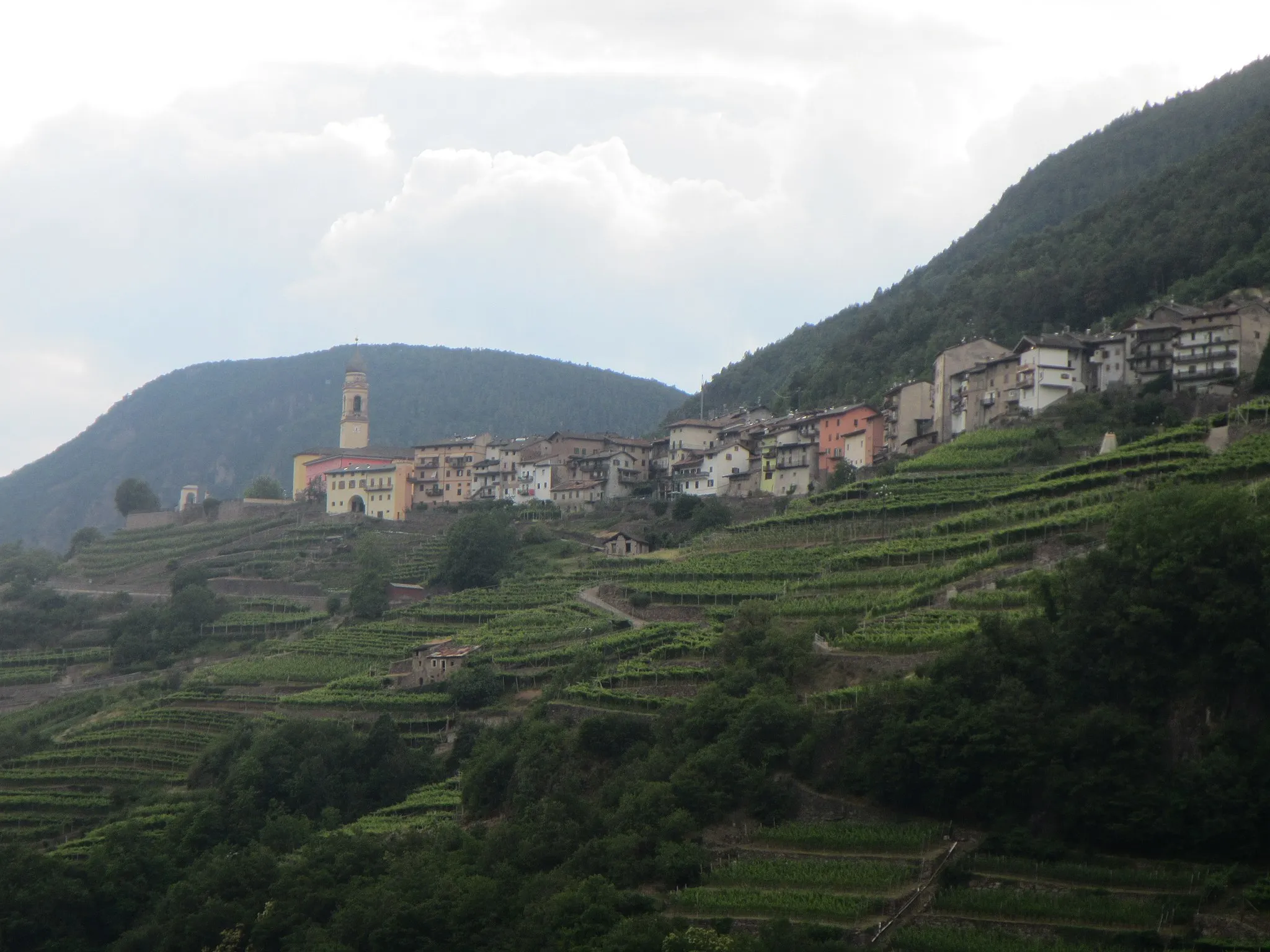 Photo showing: Faver - view from the chapel of Saint Anthony, Piazzo, Segonzano