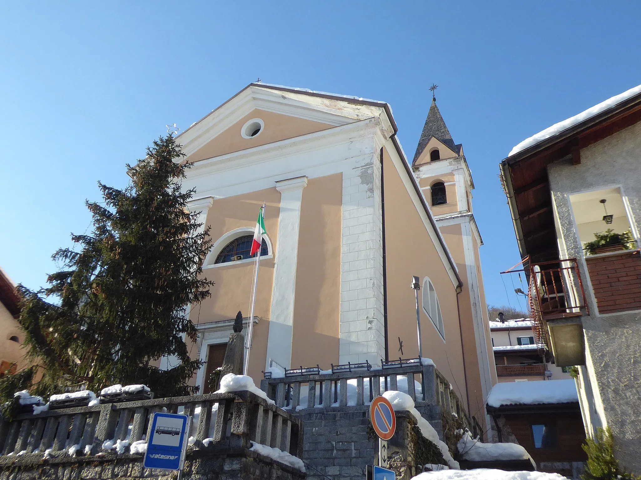 Photo showing: Telve di Sopra (Trentino, Italy), Saint John the Baptist church