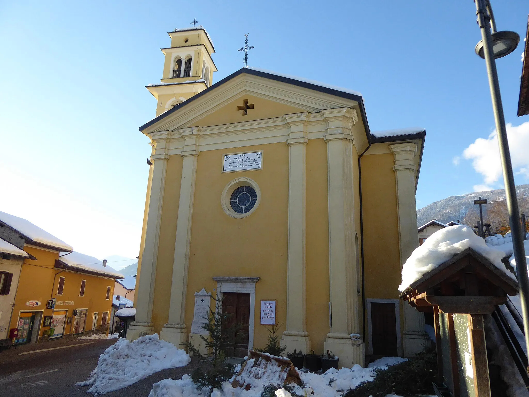 Photo showing: Spera (Castel Ivano, Trentino, Italy), Santa Maria Assunta church