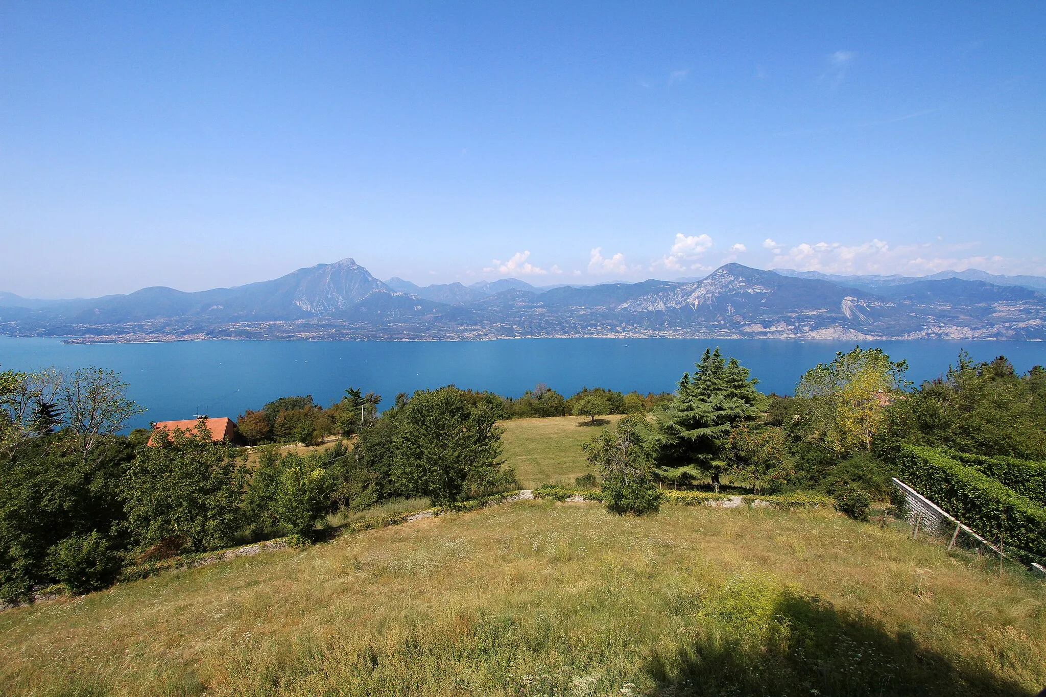 Photo showing: Panorama da San Zeno di Montagna