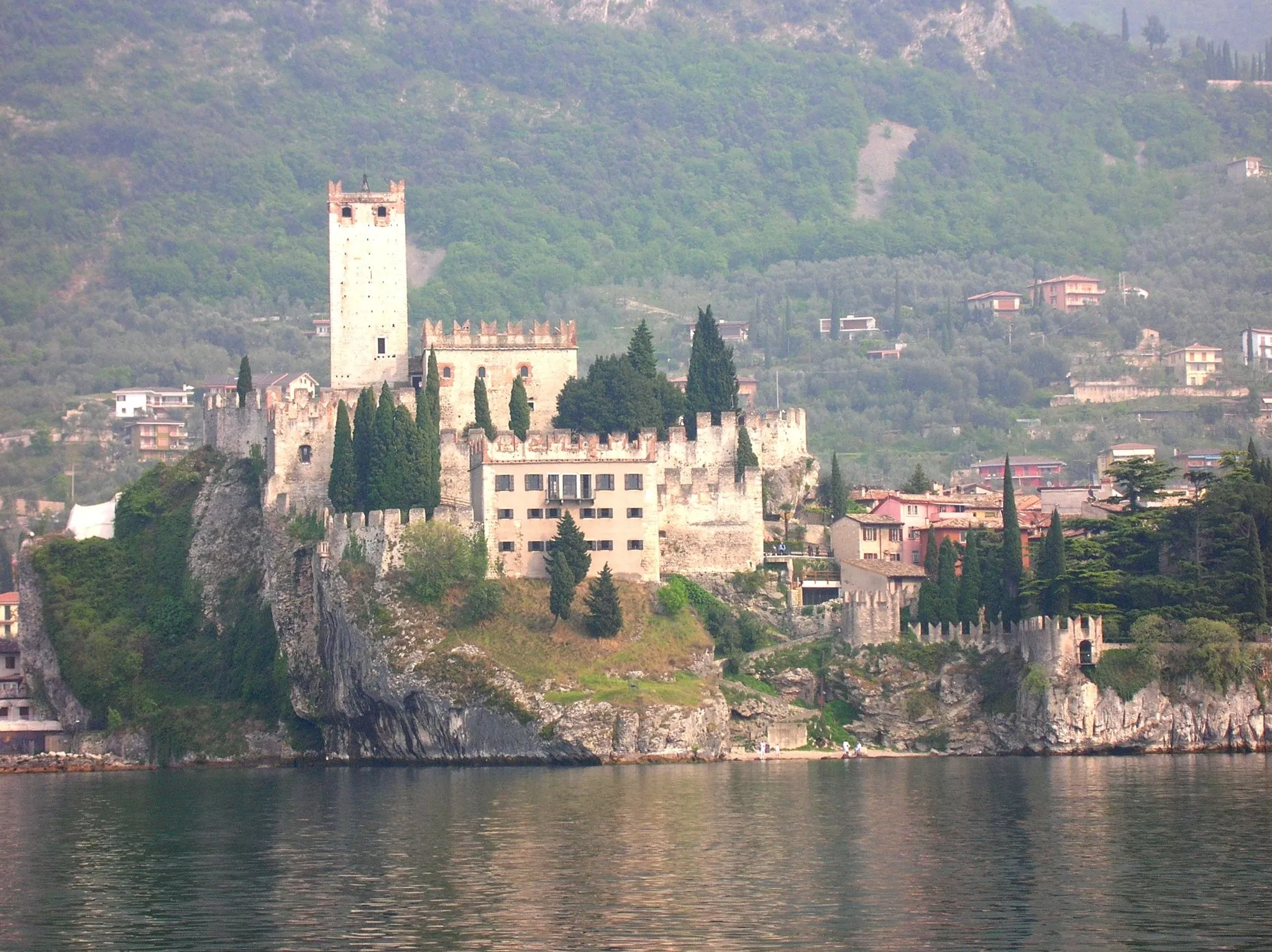 Photo showing: Malcesine Castello dal lago