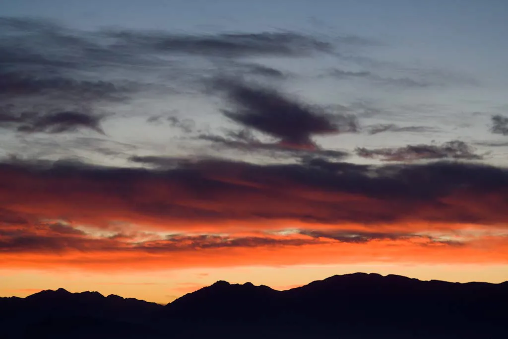 Photo showing: The red shift on the clouds was really amazing that day.