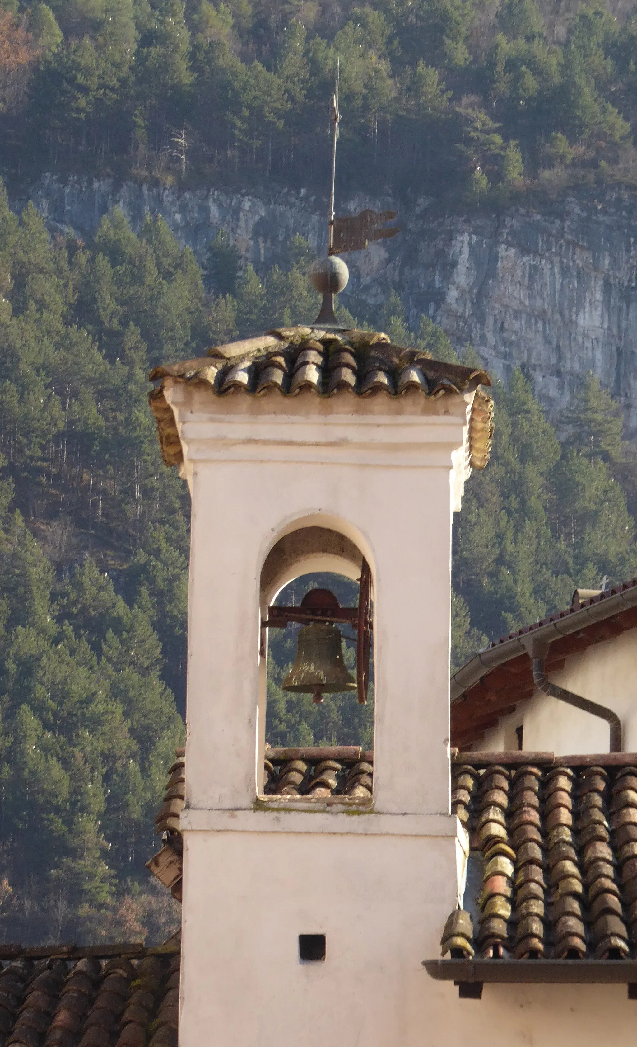 Photo showing: Besenello (Trentino, Italy), Our Lady of Mount Carmel chapel - Belltower