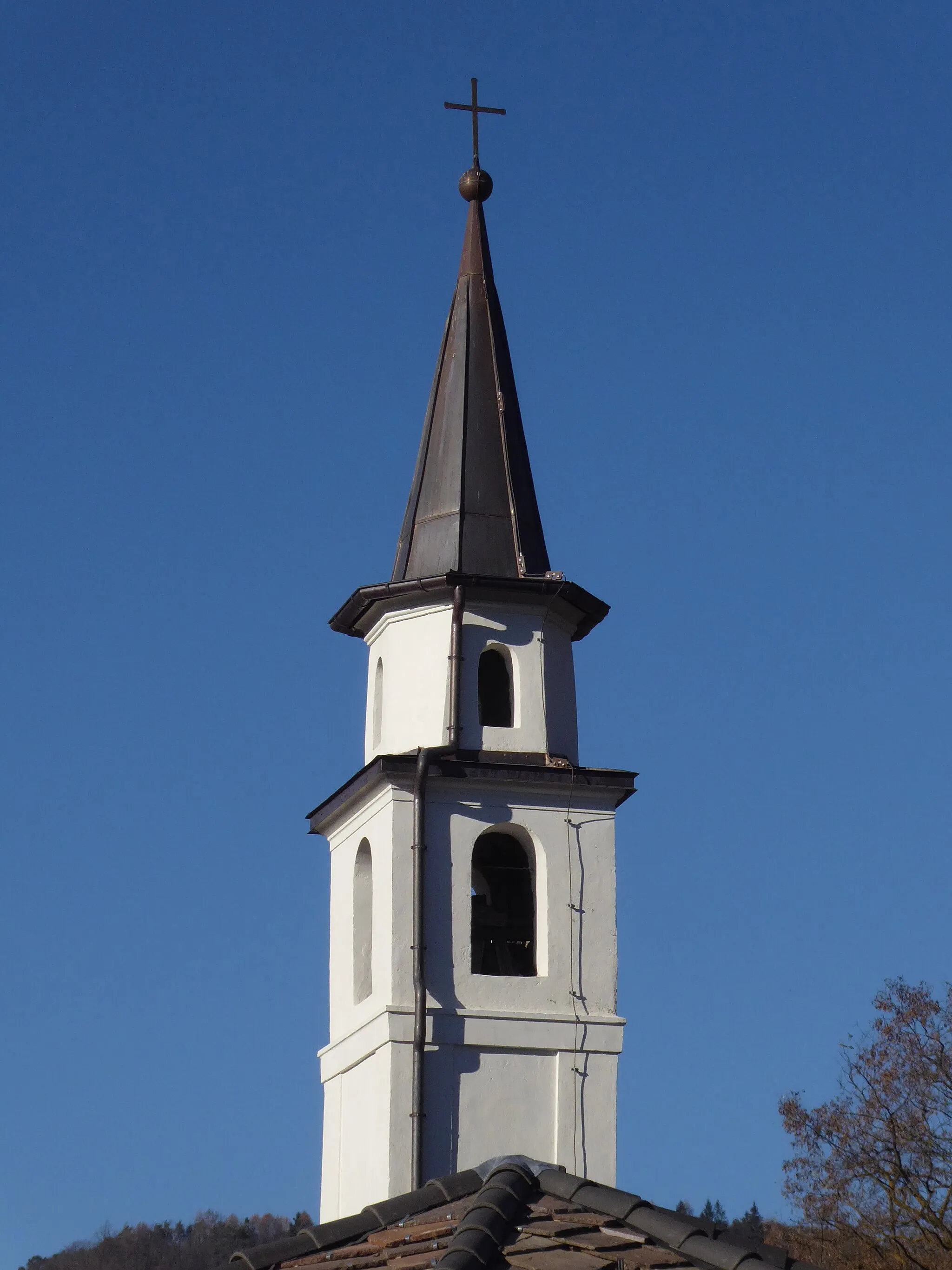 Photo showing: Garzano (Civezzano, Trentino, Italy) - Saint Valentine church - Belltower