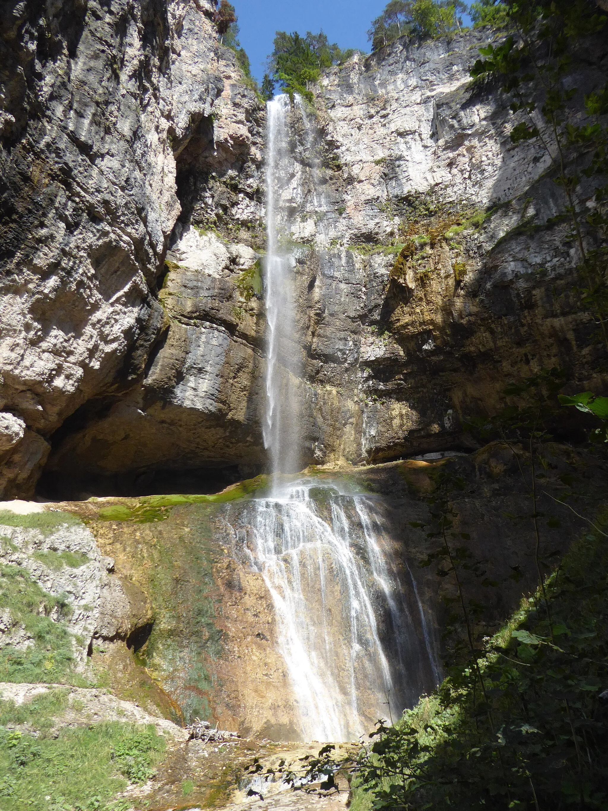 Photo showing: Waterfall of Tret (Borgo d'Anaunia, Trentino, Italy)