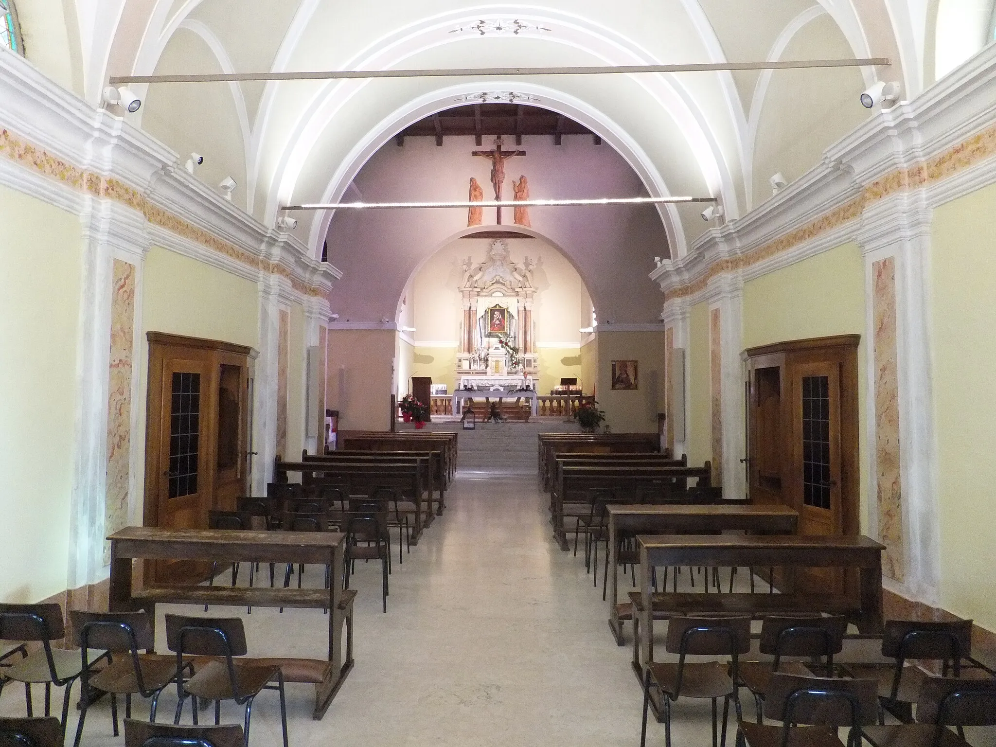 Photo showing: Segonzano (Trentino, Italy) - Sanctuary of the Madonna of Aid - Interior