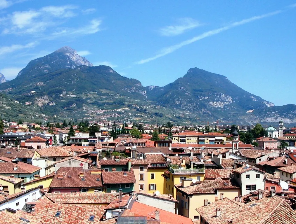 Photo showing: Veduta di Riva del Garda dalla Torre Apponale