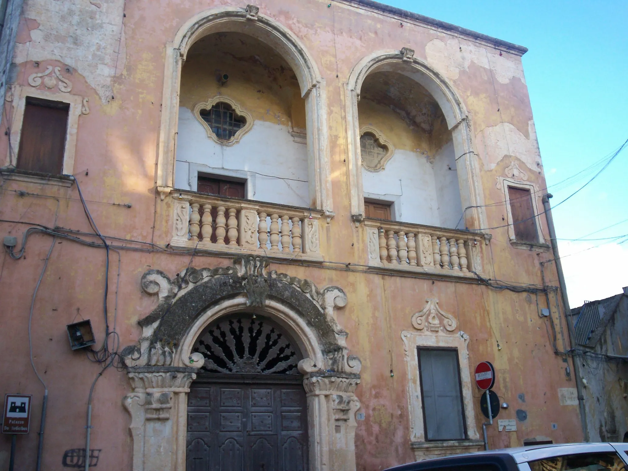 Photo showing: De Iudicibus Palace in Casarano, Province of Lecce - Apulia (Italy)